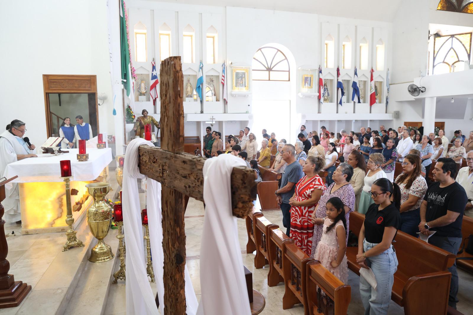 $!Celebra Parroquia de ‘Nuestra Señora de Fátima’ emotiva misa de exaltación a la Santa Cruz