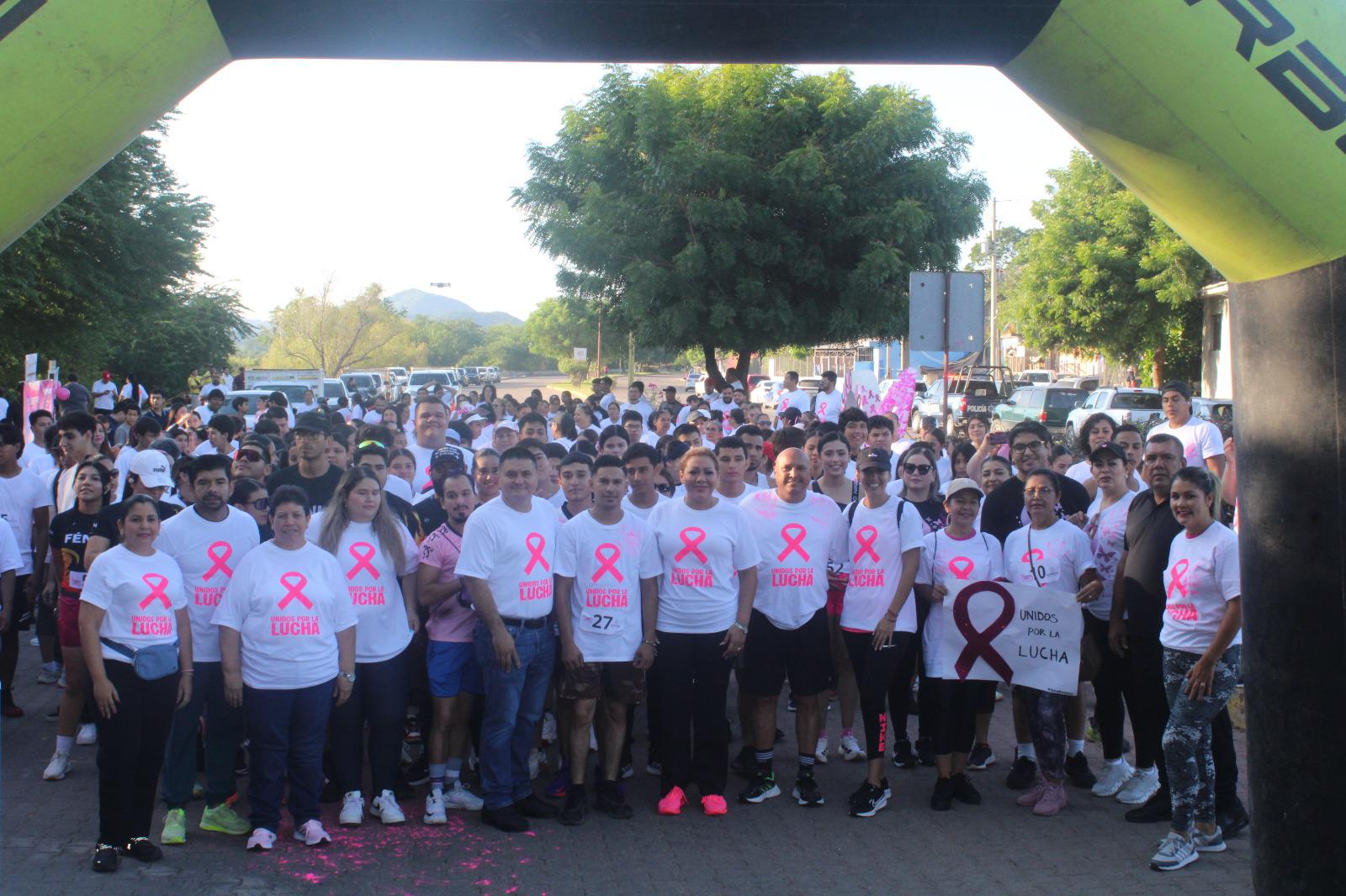 $!Más de 400 rosarenses corren y caminan en la primera Carrera Rosa