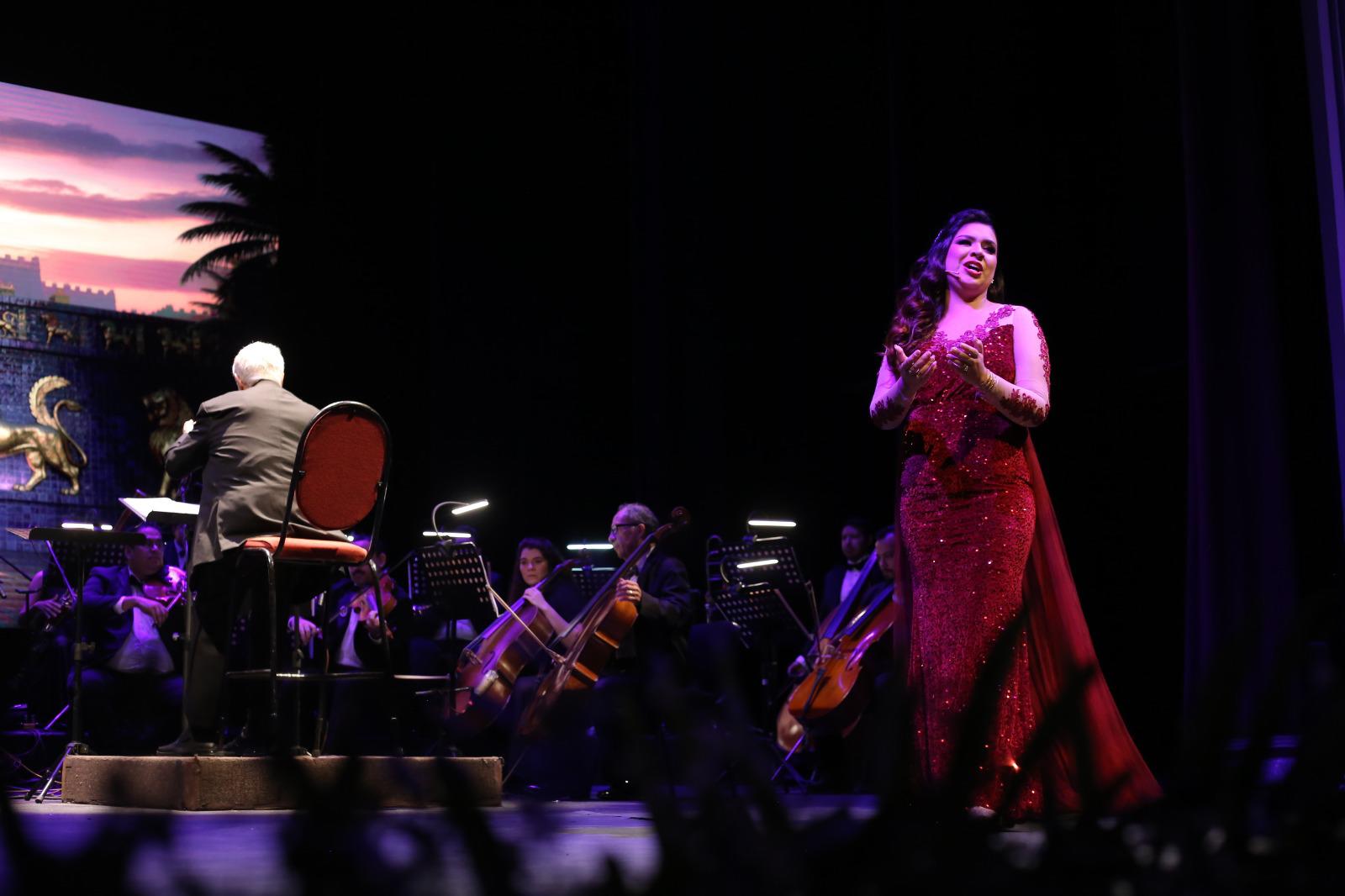 $!Vanessa Gama fue una de las voces protagonistas de la noche en el Teatro Ángela Peralta.