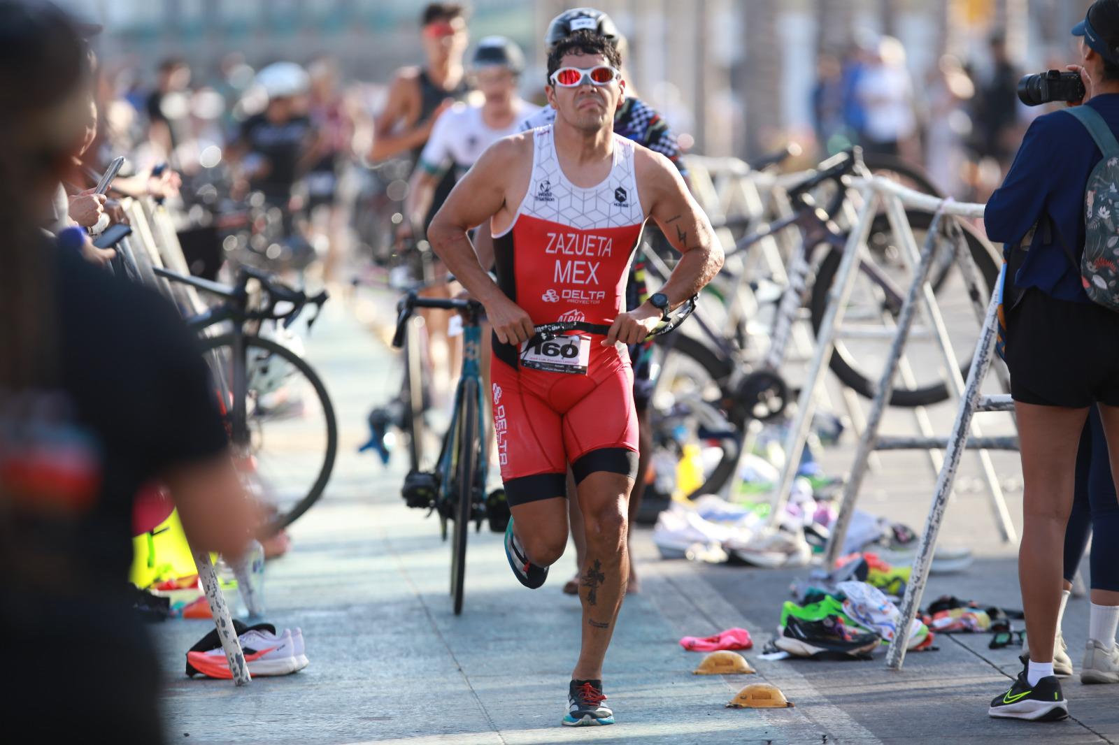 $!Más de 200 triatletas participan en Triatlón Trimaz 2026