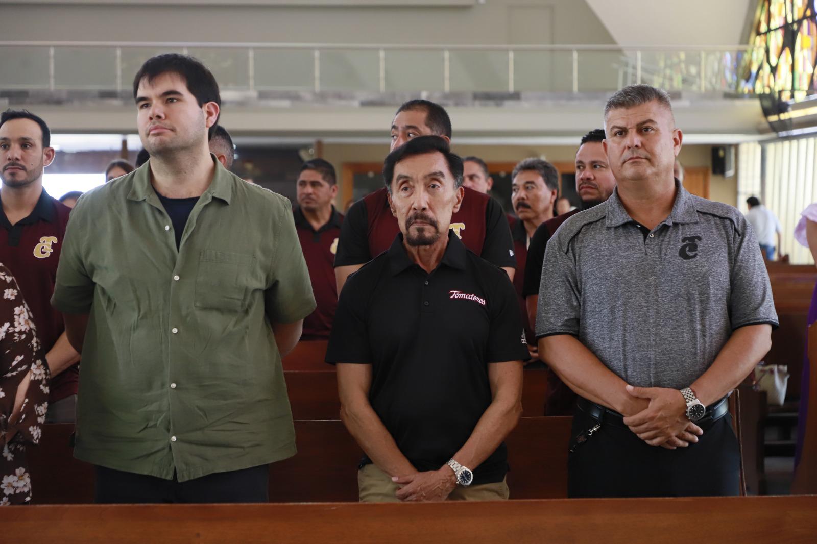 $!Ofrecen misa por la espiritualidad de Tomateros de Culiacán previo a la temporada 2023-2024