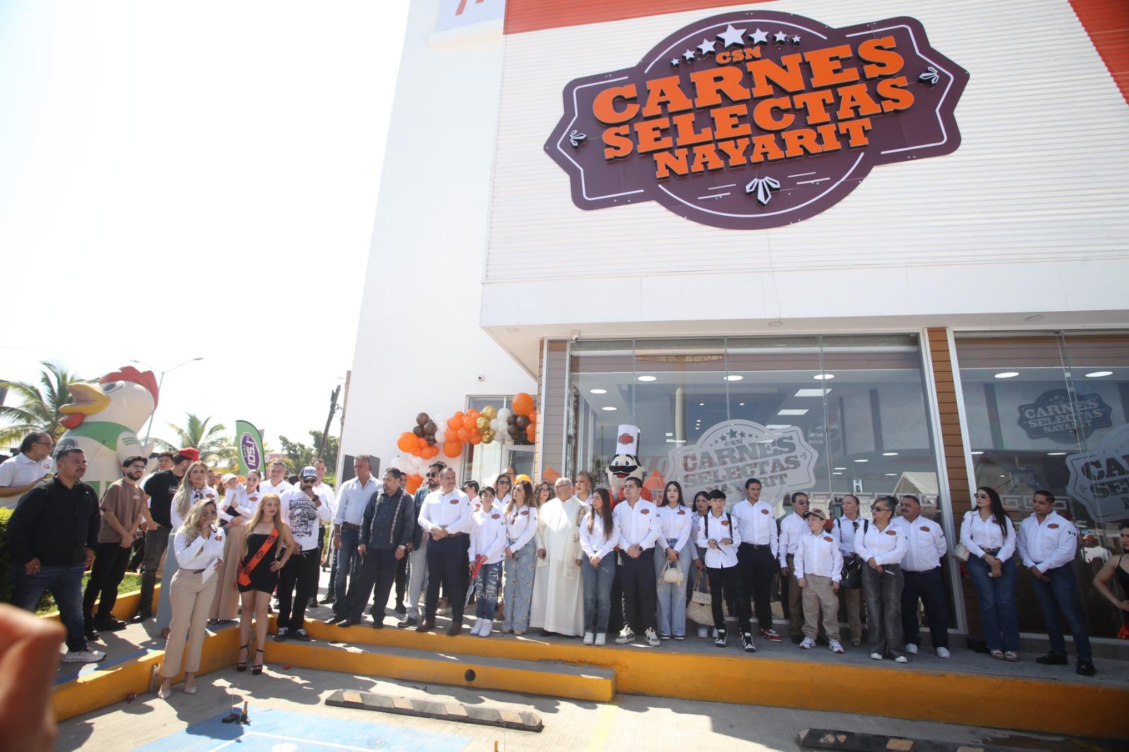 $!Carnes Selectas Nayarit abre su cuarta sucursal en Mazatlán con fiesta y premios