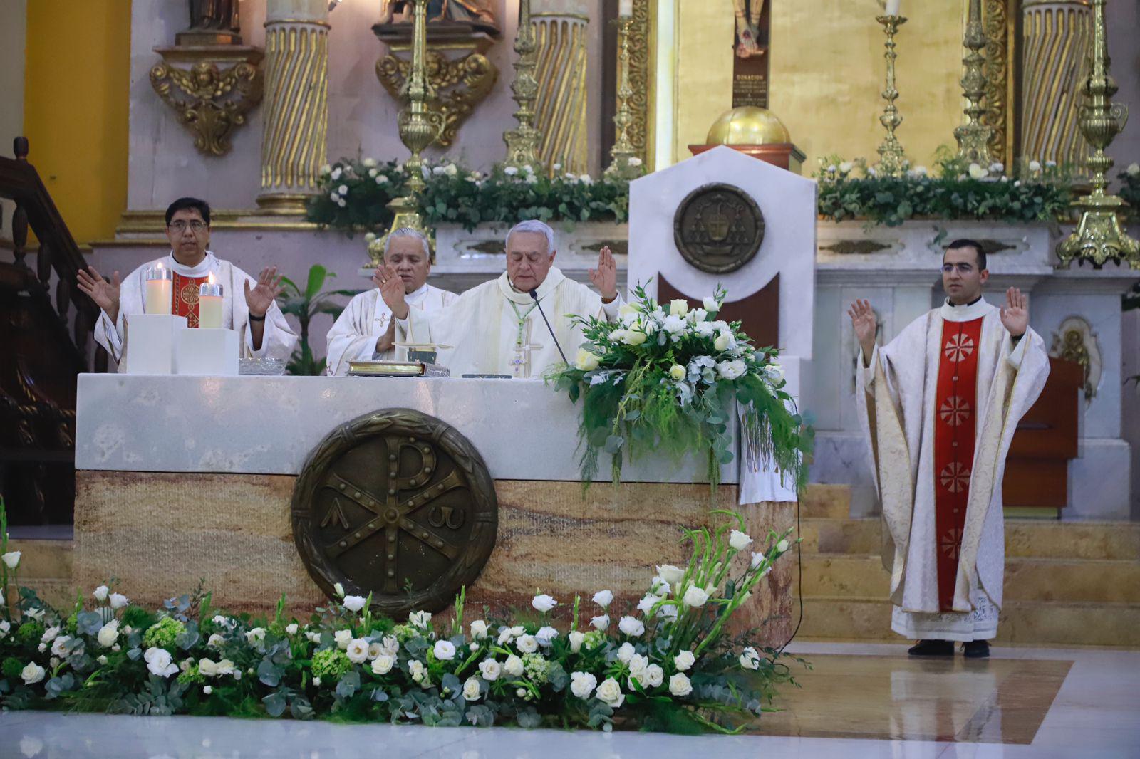 $!Agradecen a San Miguel de Arcángel por el 492 Aniversario de Culiacán