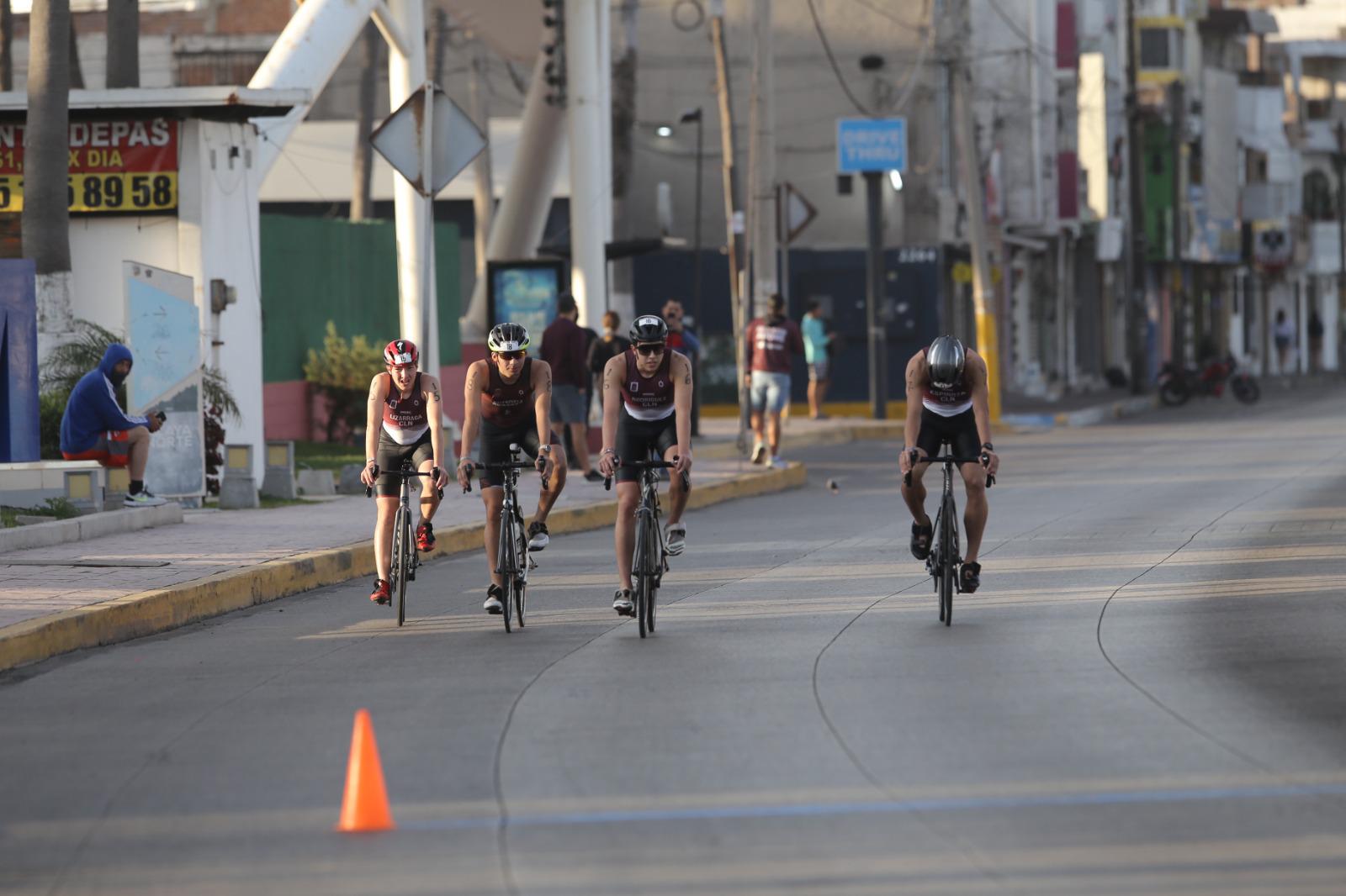 $!Impone condiciones Mazatlán en estatal de triatlón, en Juegos Conade