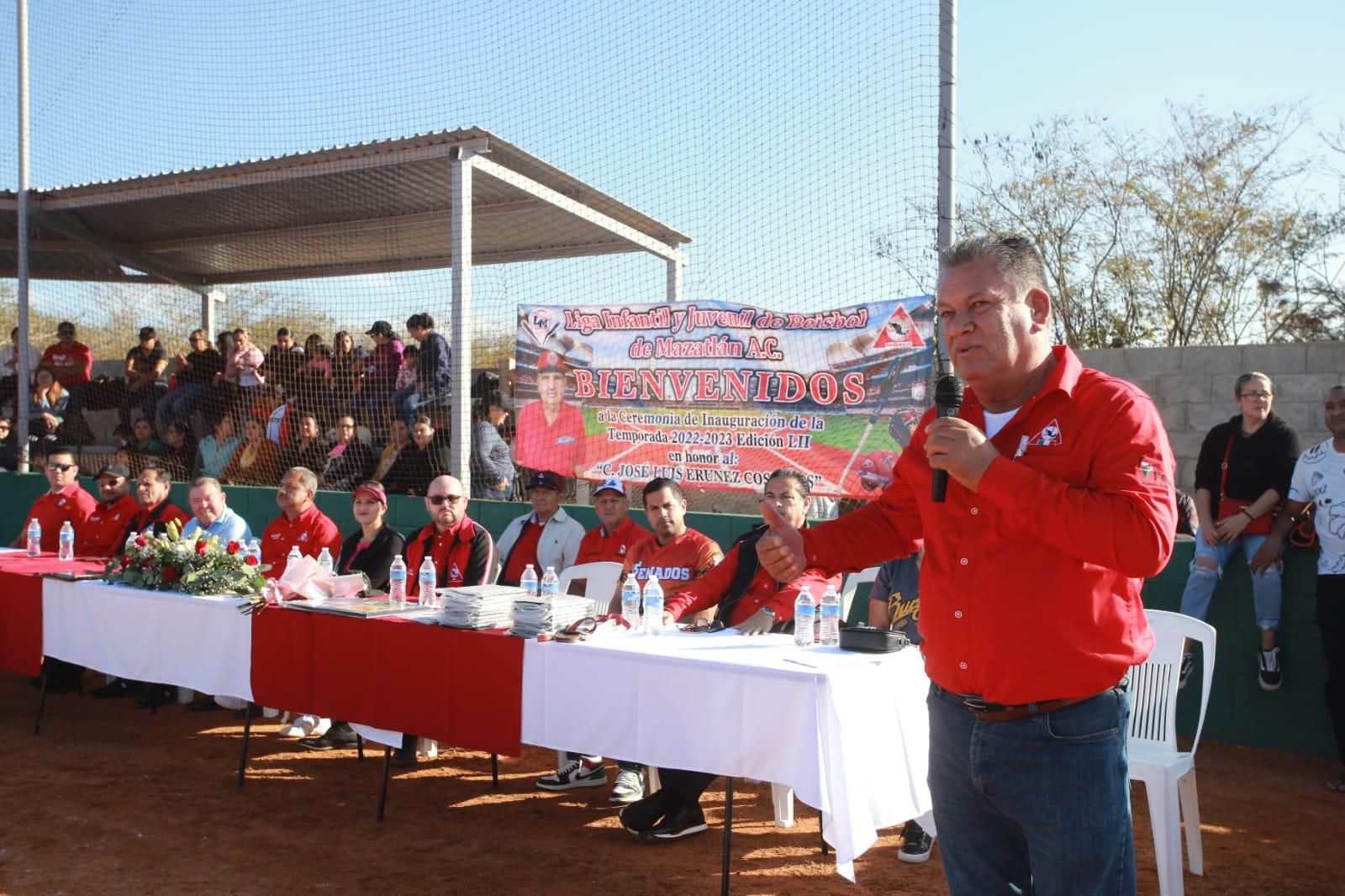 $!Estrena Liga Mazatlán instalaciones con nueva temporada de beisbol
