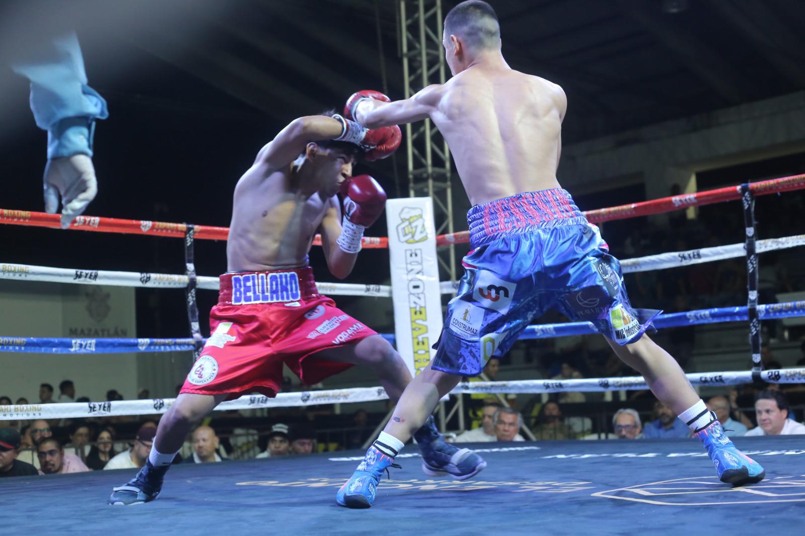 $!Escuinapense ‘Soldado’ Contreras sale avante en función Sangre Nueva 4