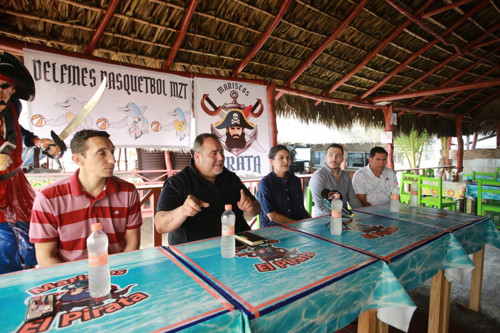 $!Delfines de Mazatlán y el Imdem colaborarán en el desarrollo de nuevos talentos del basquetbol