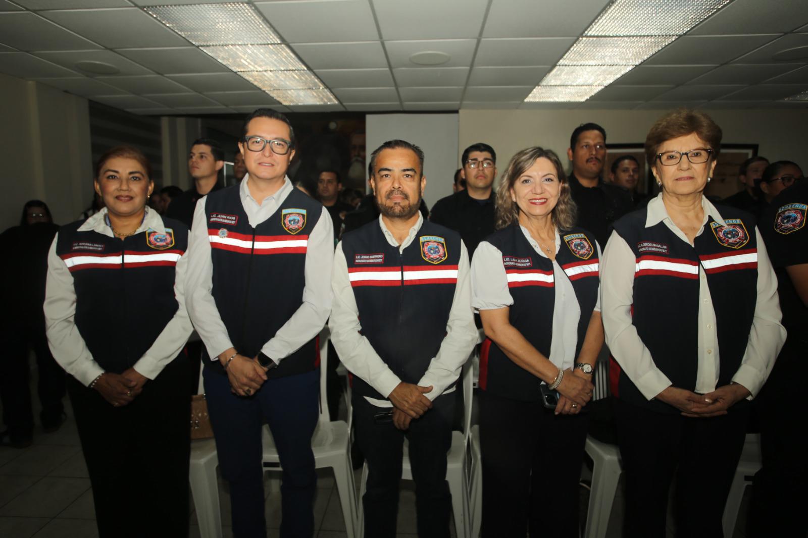$!Agradece Patronato de Bomberos Mazatlán por reconocimiento a su labor