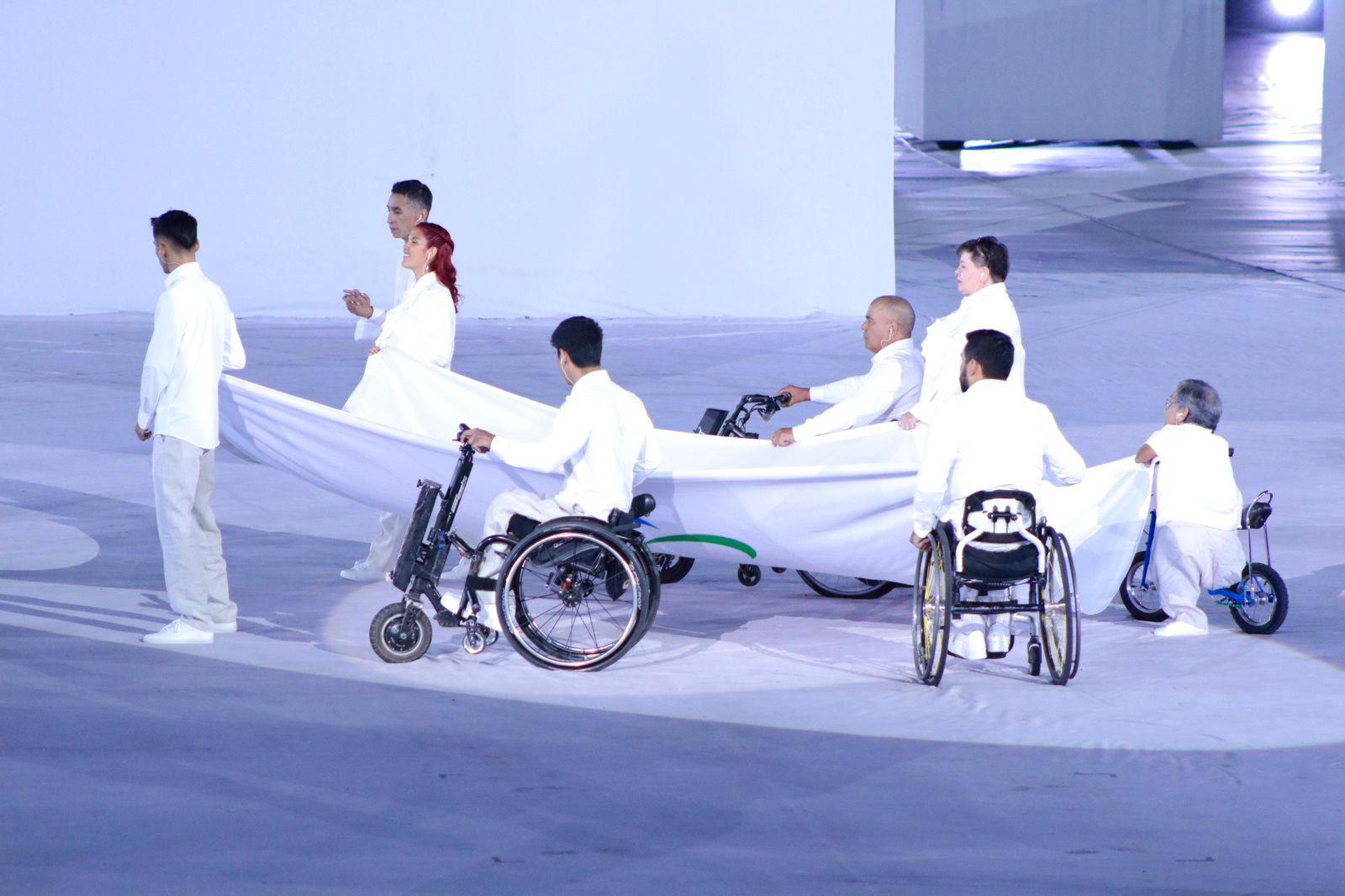 $!Delegación mexicana alegra el Estadio Nacional durante inauguración de los Parapanamericanos
