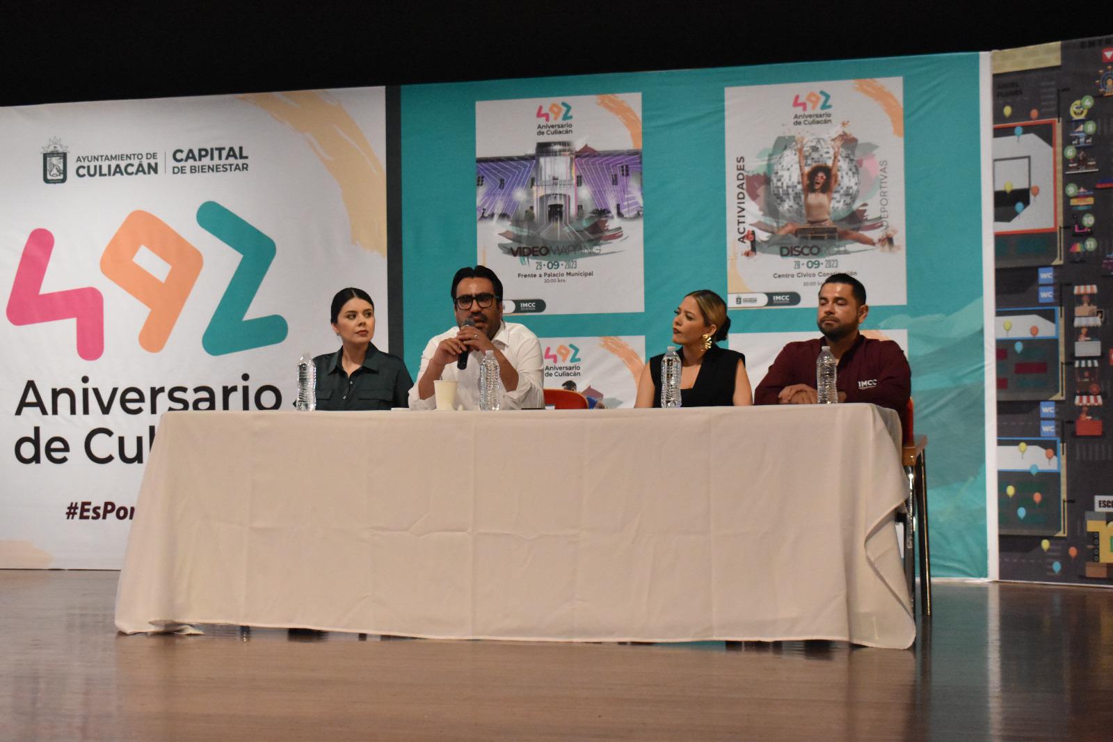 $!Anuncian programa de eventos para celebrar el aniversario 492 de Culiacán