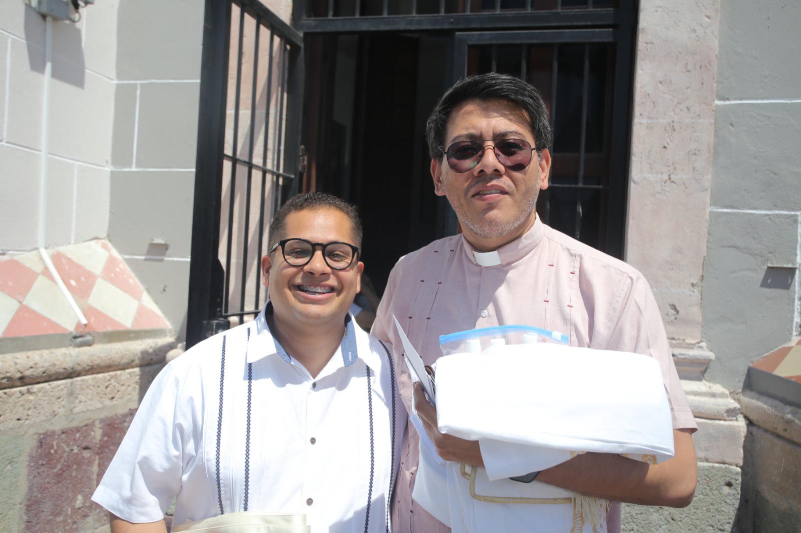 $!Los Padres Sergio Armando Pérez y Julio César Hernández Alcaraz.