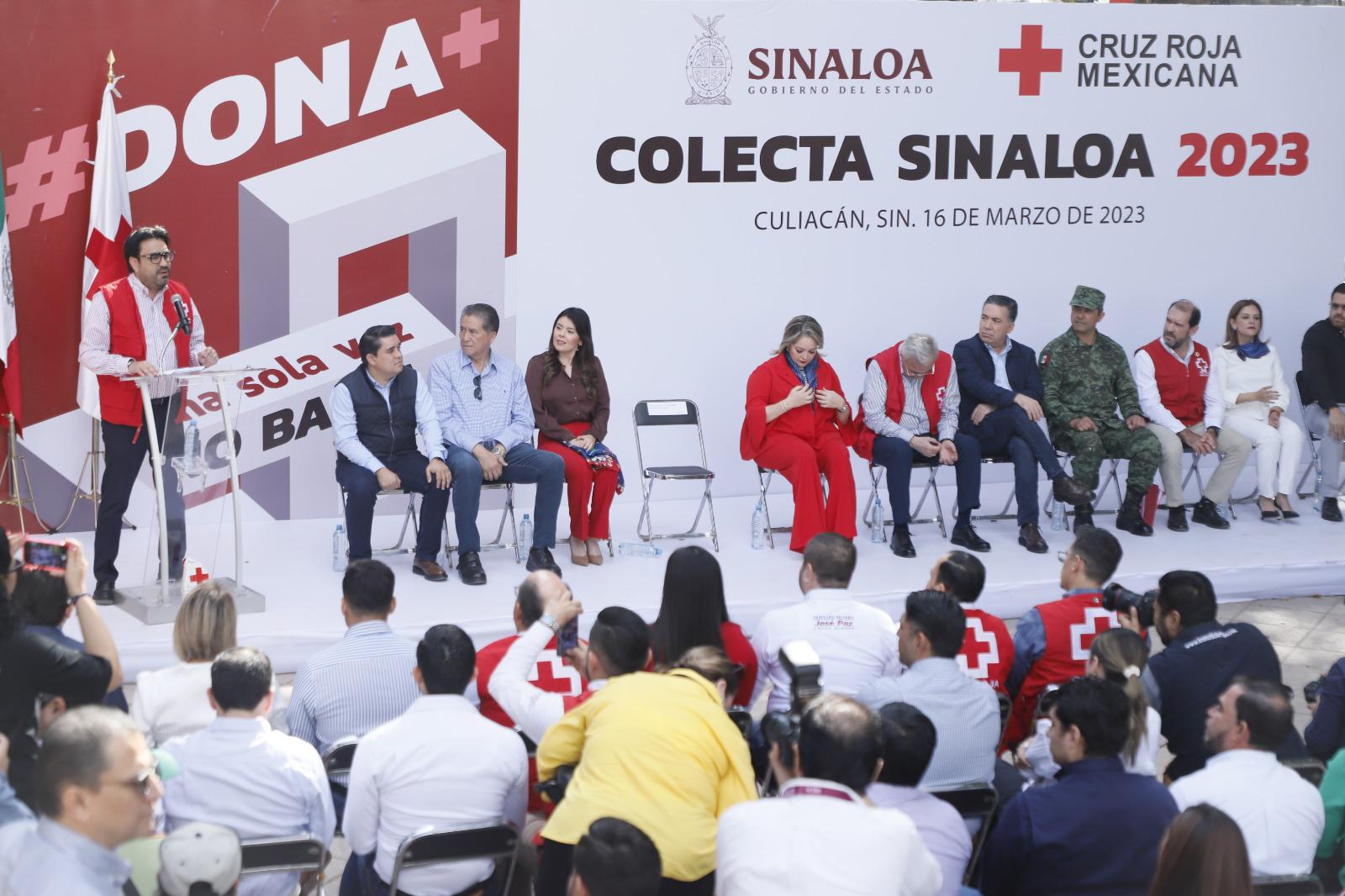 $!Arranca colecta 2023 de Cruz Roja; van por $40 millones en Sinaloa