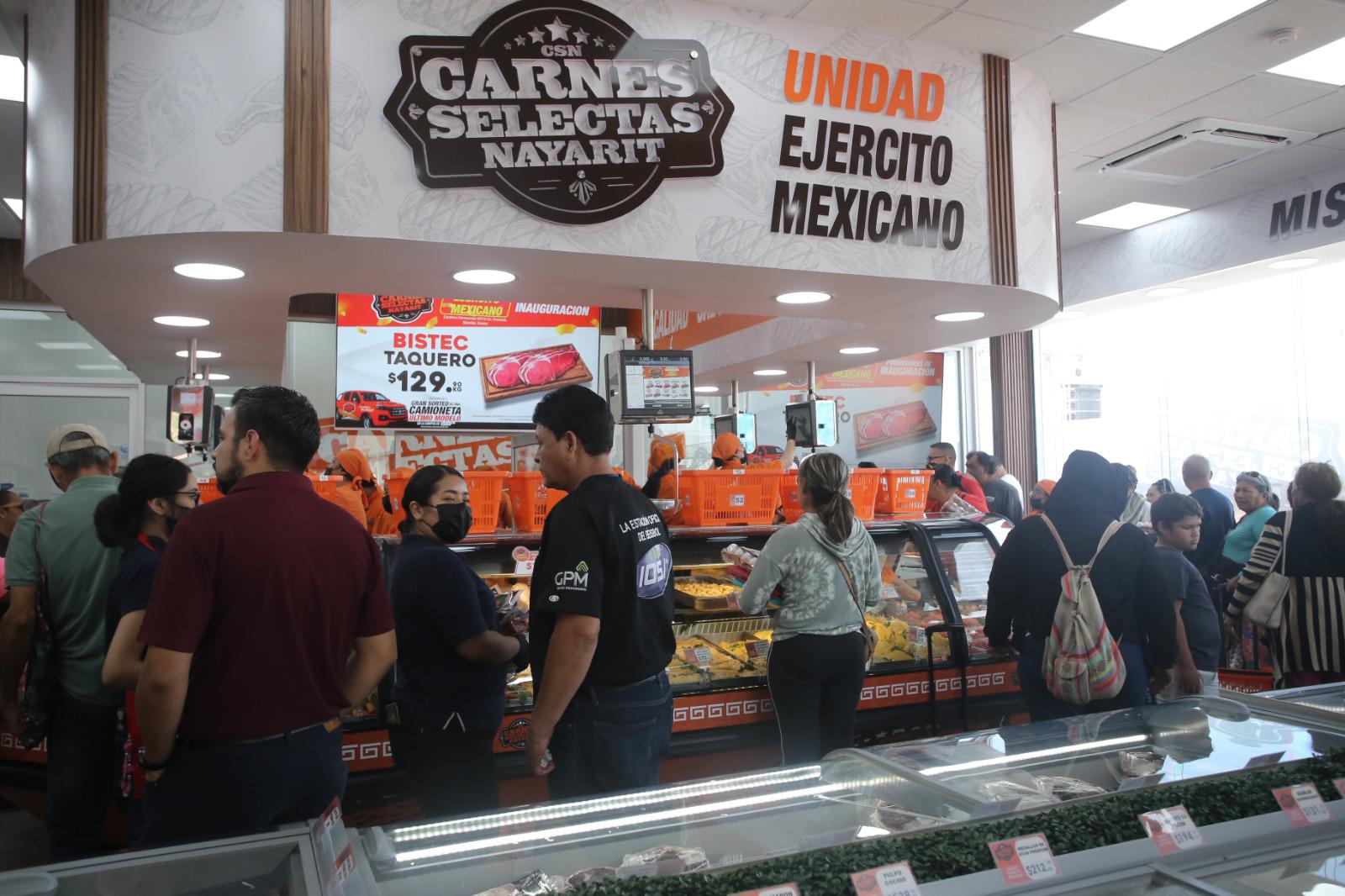 $!Carnes Selectas Nayarit abre su cuarta sucursal en Mazatlán con fiesta y premios