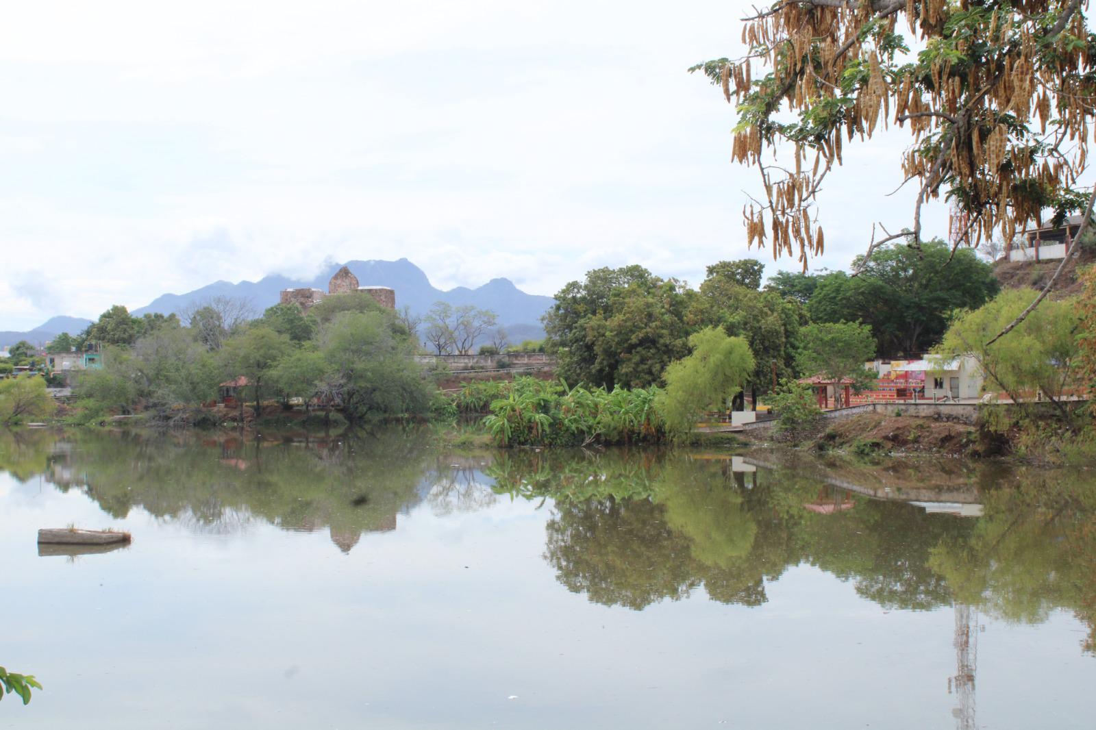 $!Río Baluarte en Rosario se mantiene sin captar agua pese a intensas lluvias