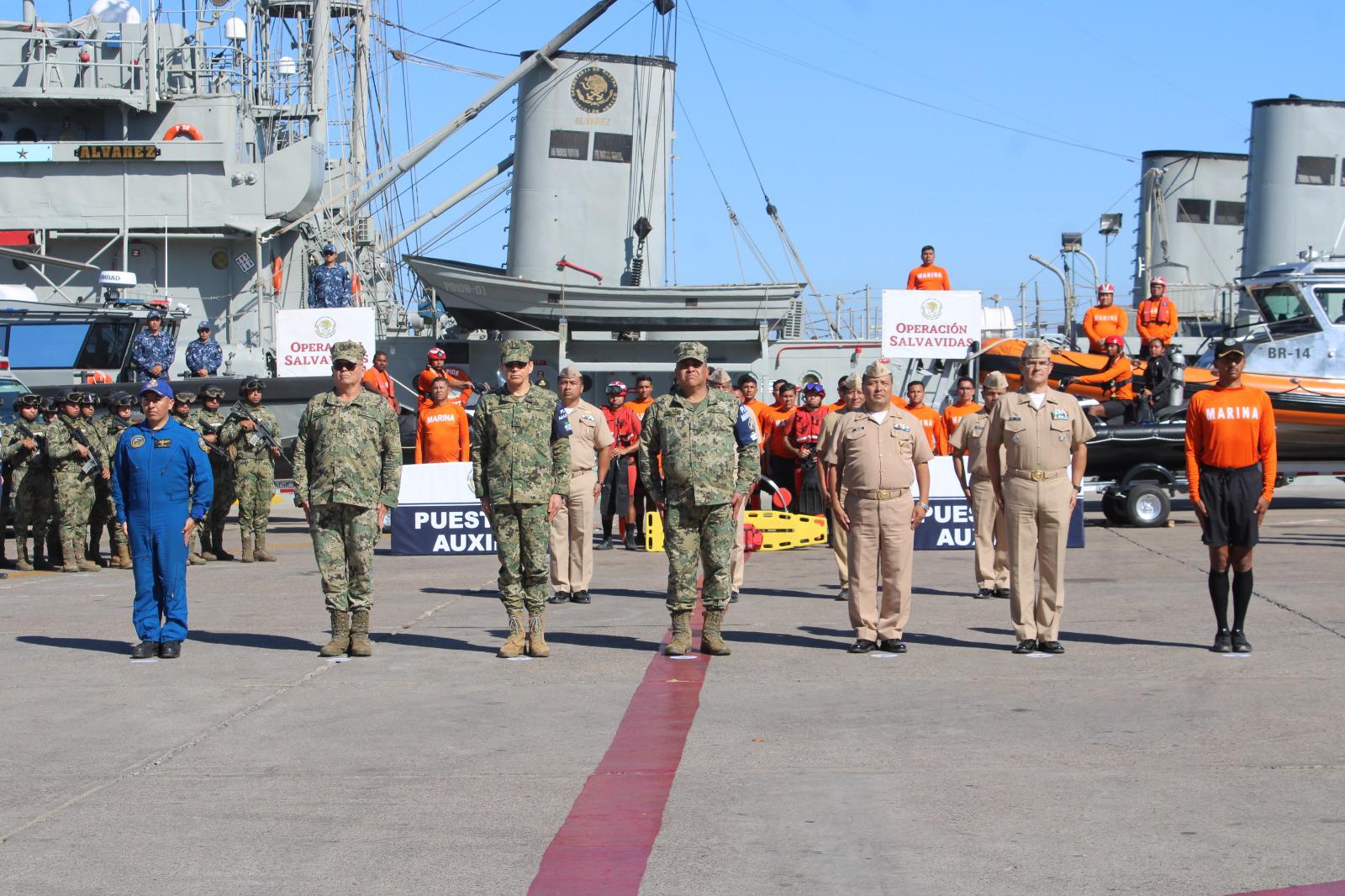 $!Da inicio Plan Marina ‘Operación Salvavidas Semana Santa 2025’, en Mazatlán