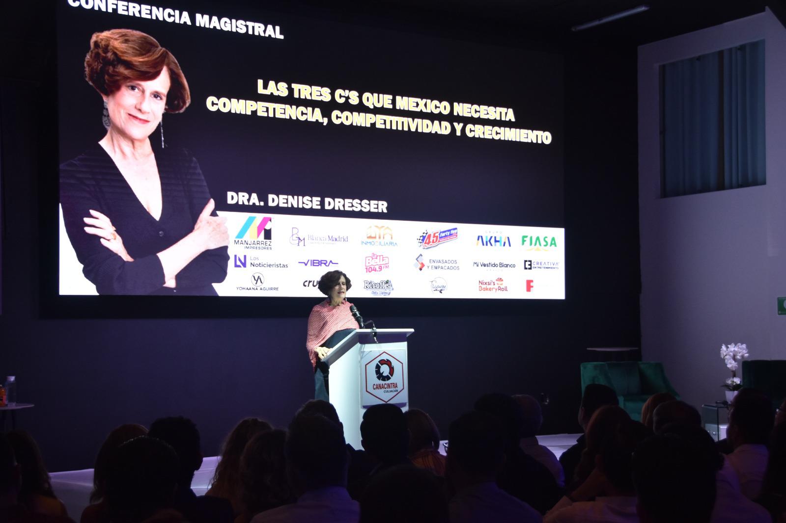 $!México requiere ciudadanos críticos, exigentes: Denise Dresser