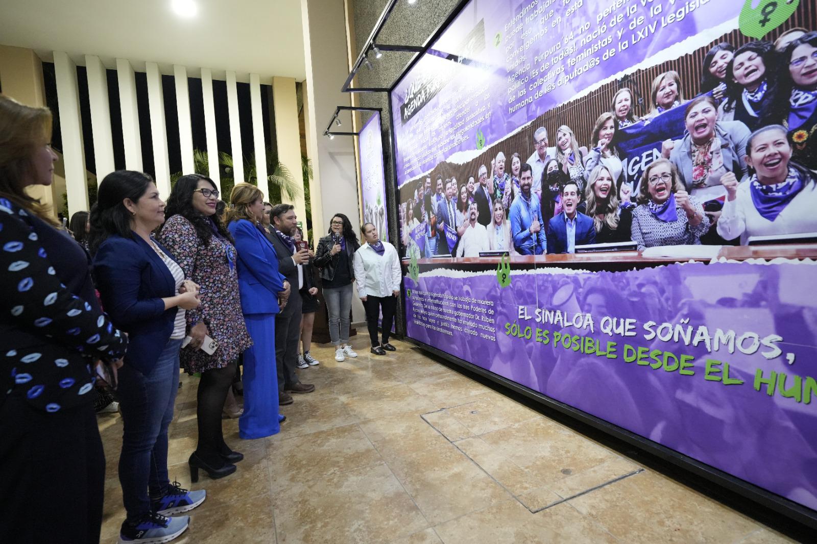 $!Inauguran exposición ‘Leyes y Nuevas Realidades de Sinaloa. Agenda Púrpura ‘64’