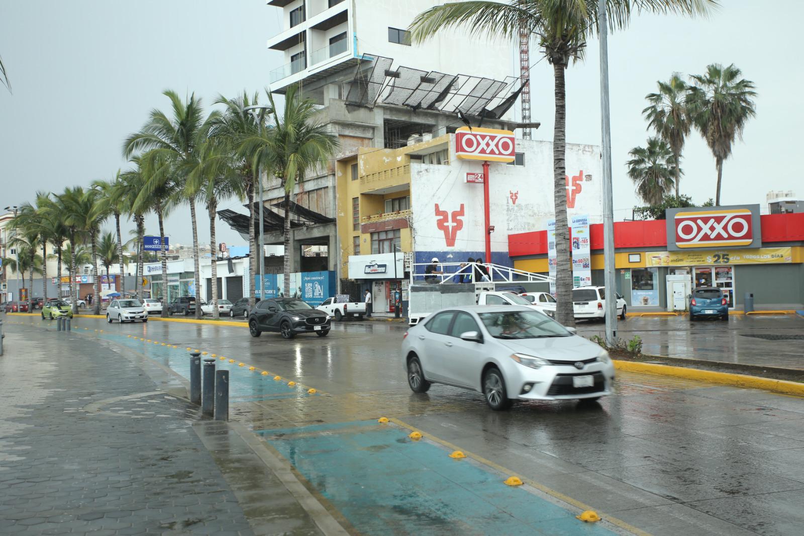 $!Cae lluvia matutina este sábado en Mazatlán
