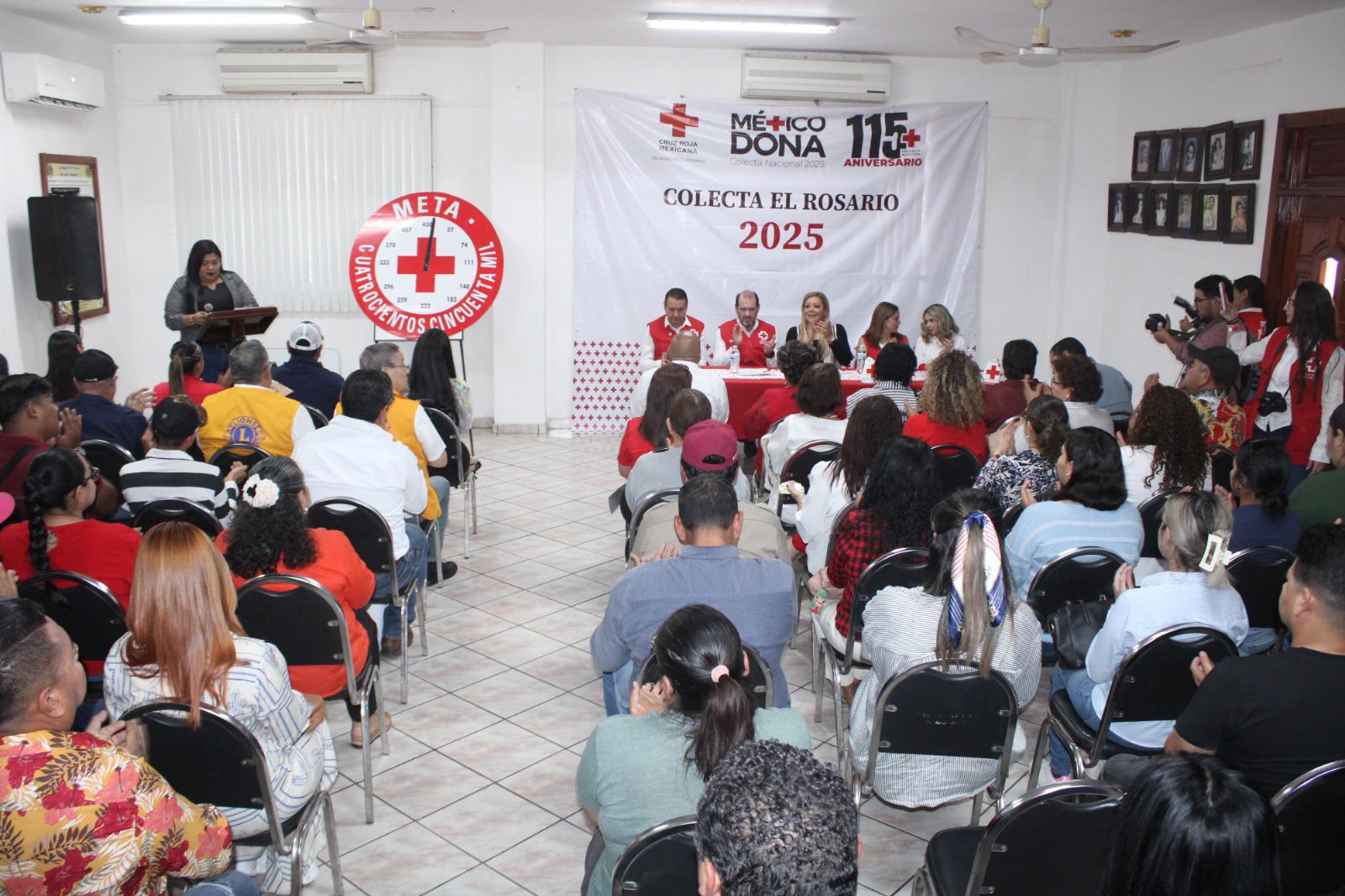 $!Cruz Roja Rosario arranca su Colecta Anual recabando 333 mil pesos, 70 por ciento de la meta