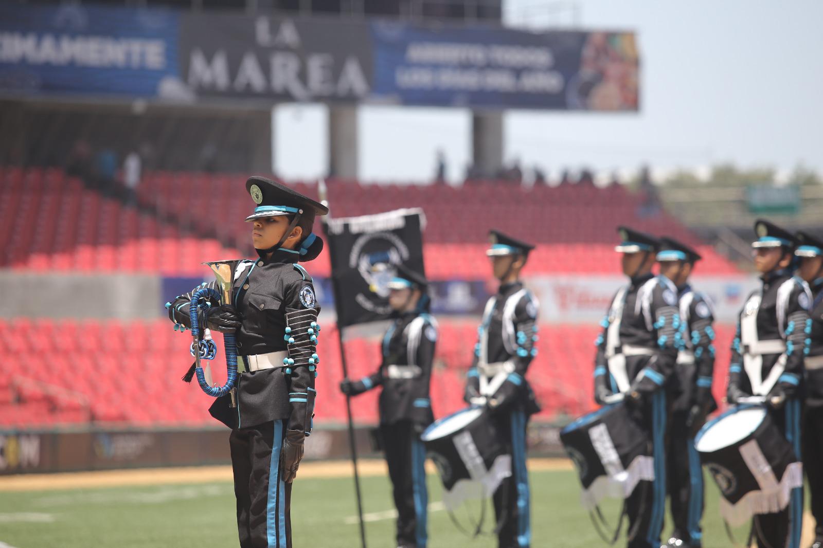 $!Bandas de Guerra de todo el País participan en Encuentro Perla del Pacífico