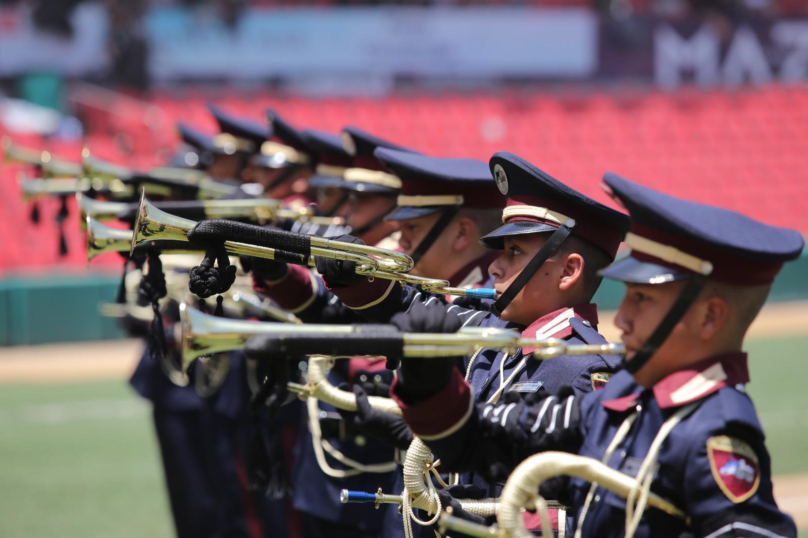 $!Bandas de Guerra de todo el País participan en Encuentro Perla del Pacífico