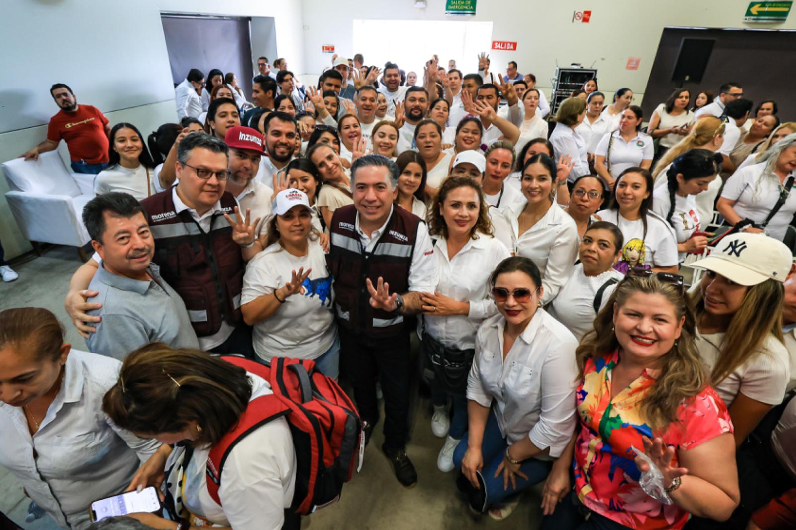 $!Candidatos al Senado por Morena se reúnen con sector salud de Sinaloa