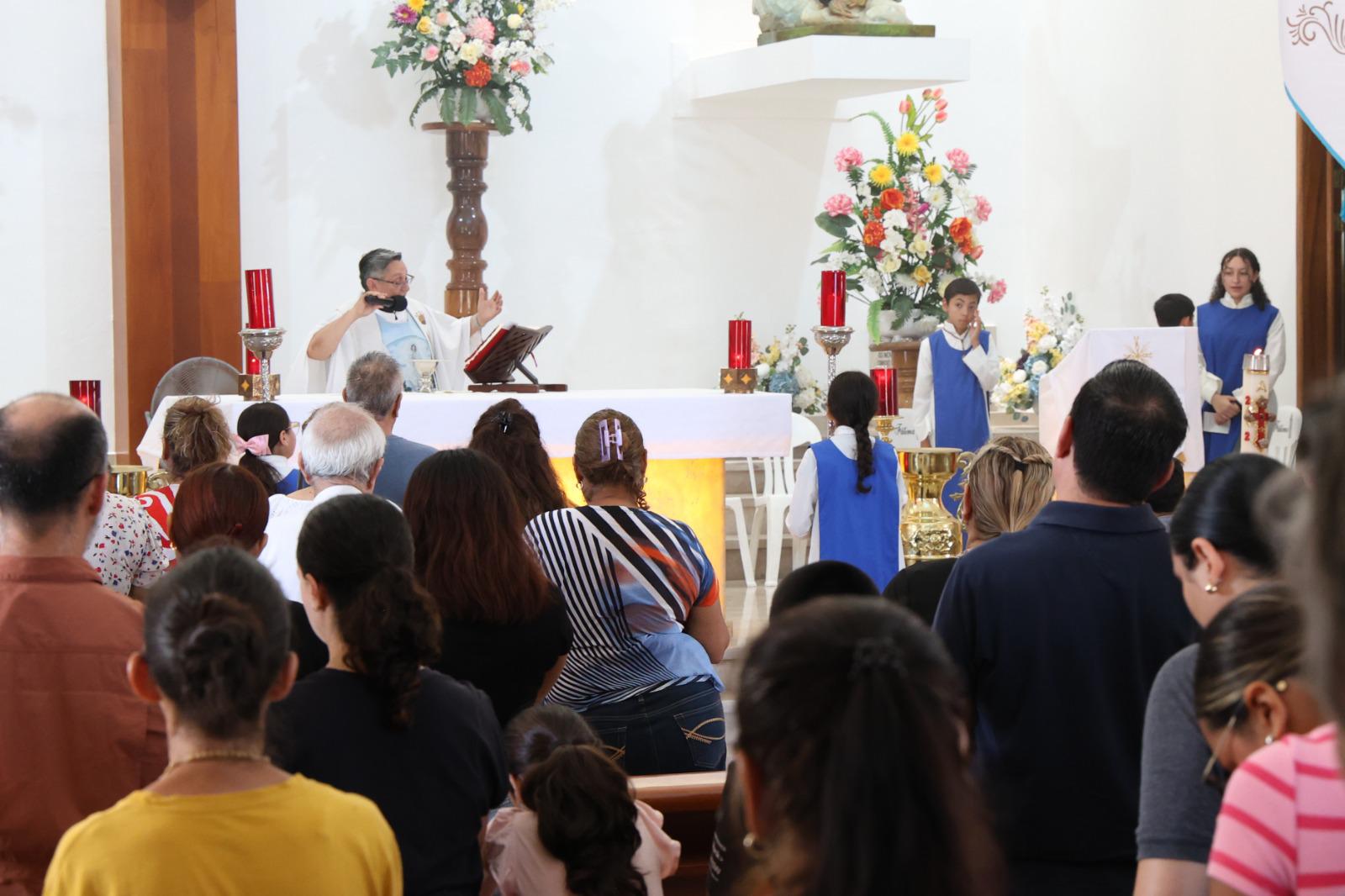 $!Celebra Parroquia de ‘Nuestra Señora de Fátima’ emotiva misa de exaltación a la Santa Cruz