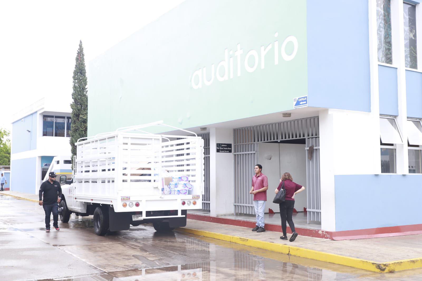 $!DIF Mazatlán habilita refugio temporal en el ICO para atender a familias que lo requieran