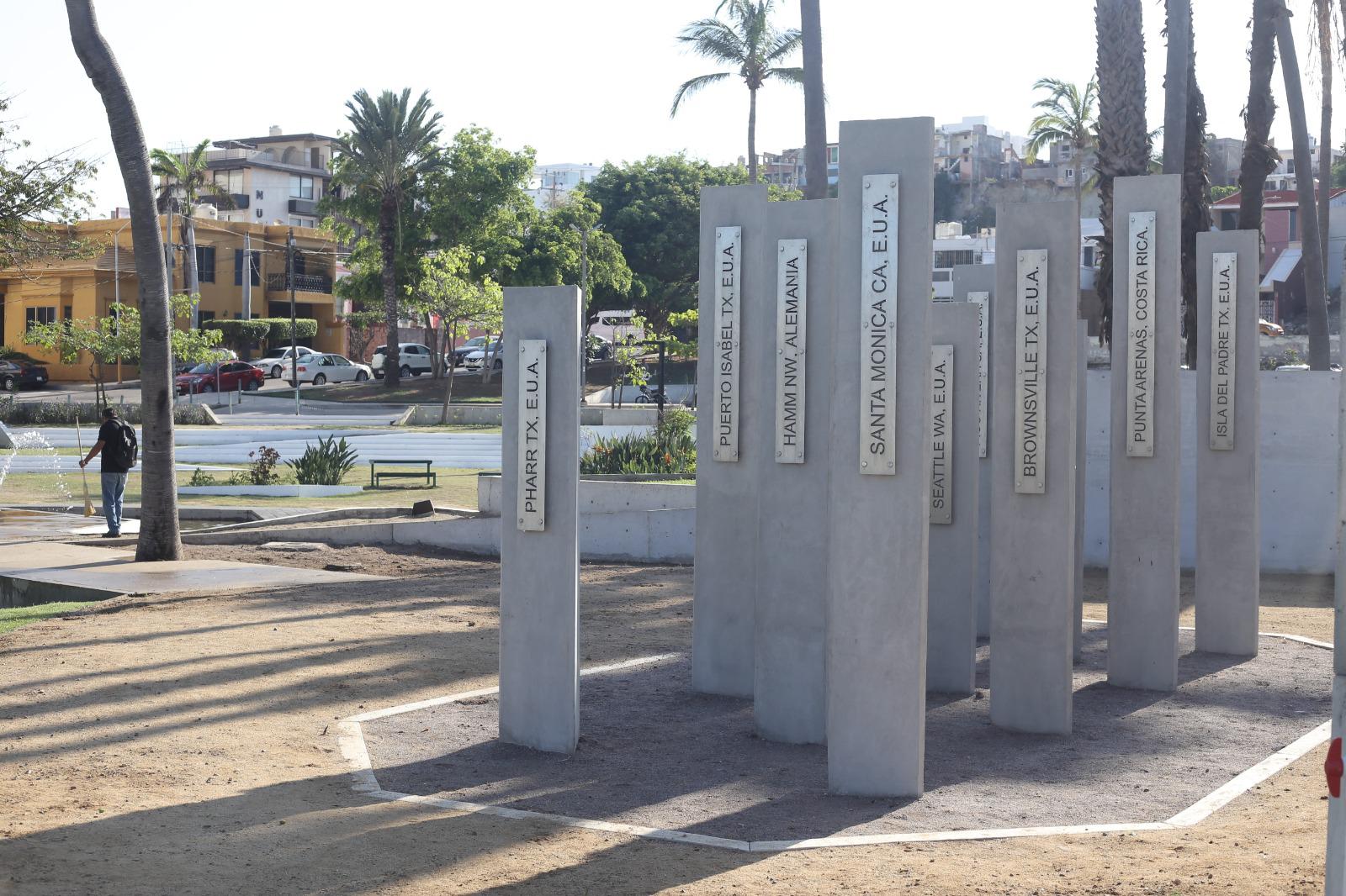 $!Con inversión superior a $2.5 millones, rehabilitan Parque Ciudades Hermanas en Mazatlán