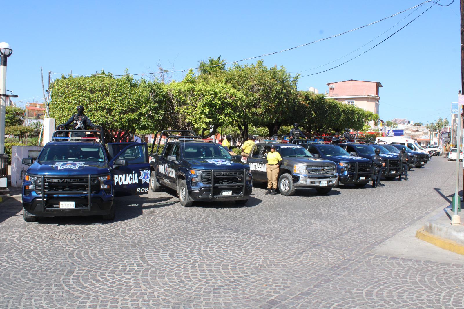 $!Ponen en marcha en Rosario operativo de seguridad por Semana Santa