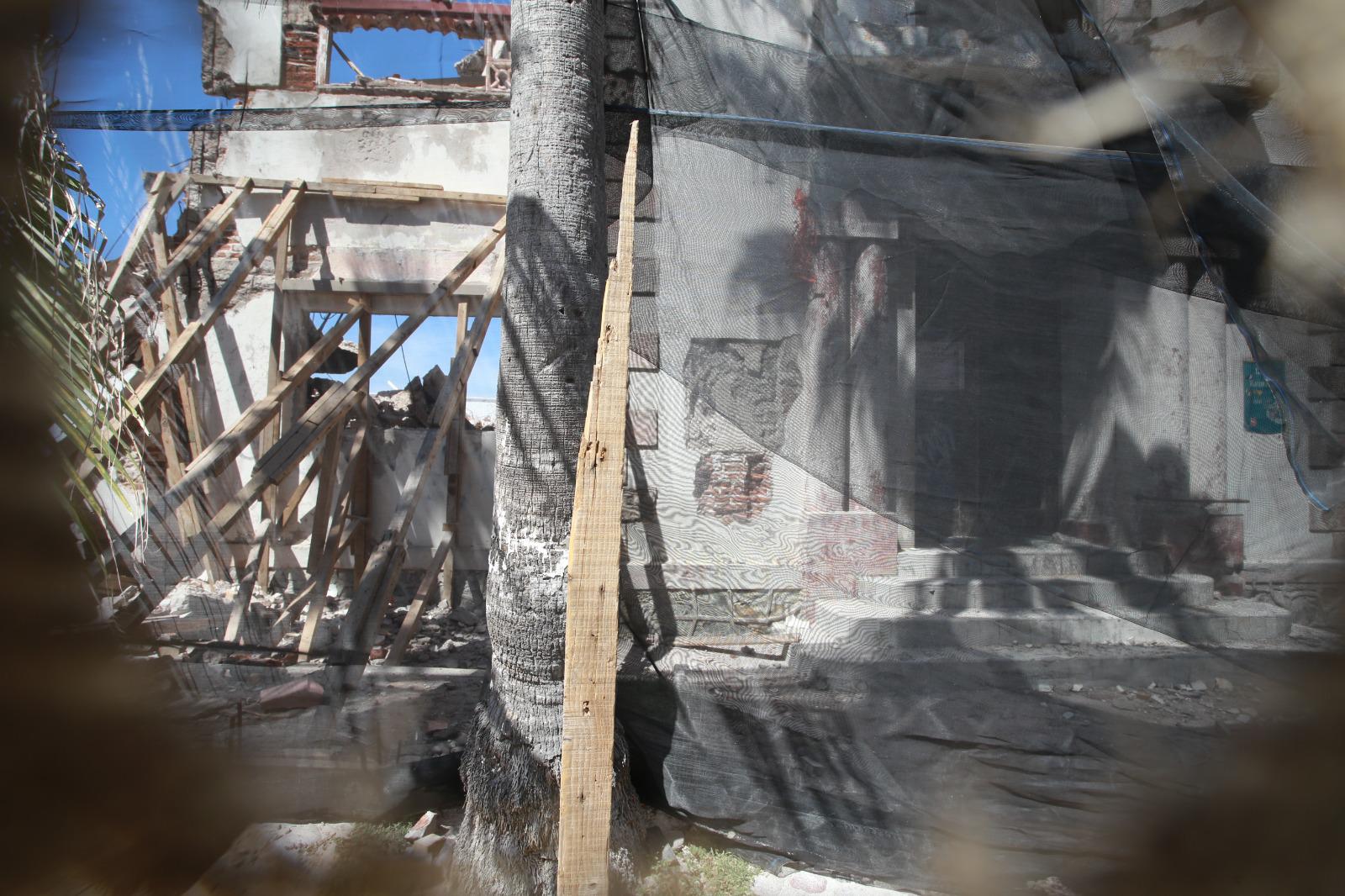 $!Tras suspensión, trabajos en la Casa del Marino siguen detenidos