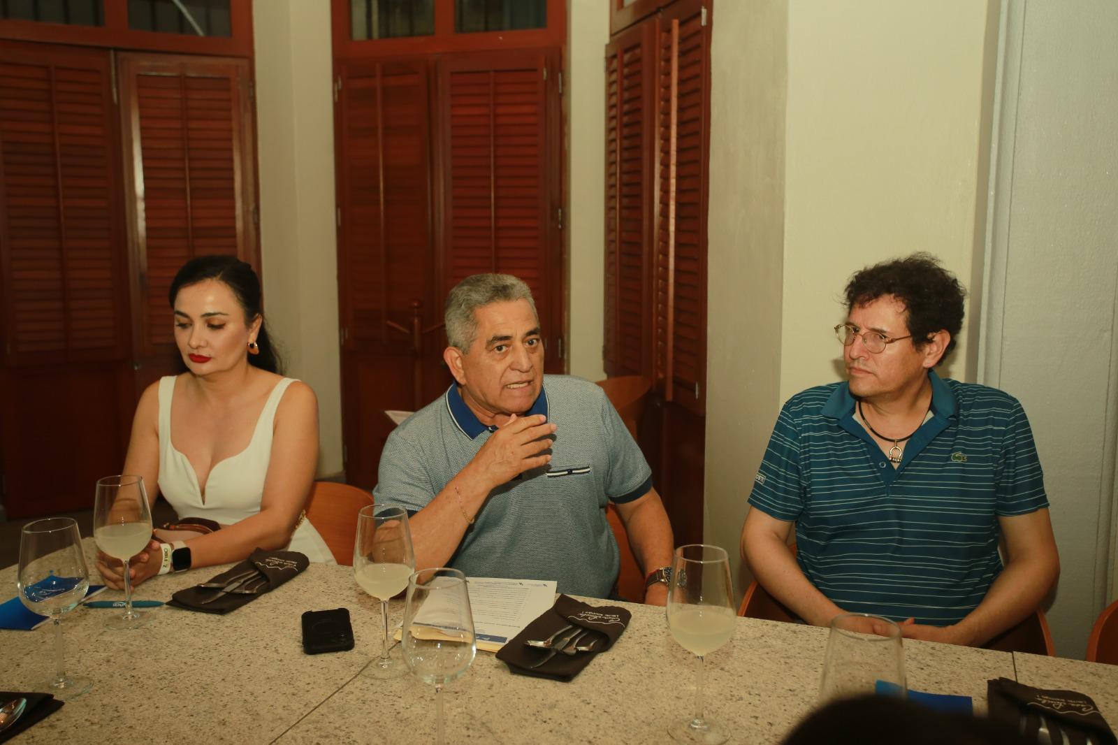 $!Luis Armando Ochoa expresó unas palabras a los presentes.