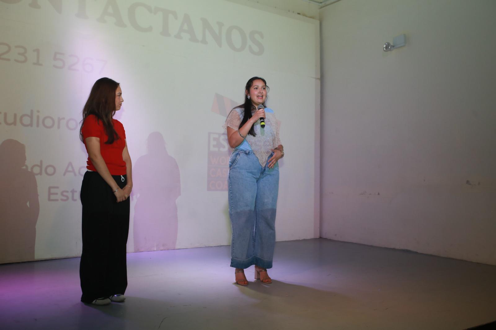 $!Diana Flores y Carmen Rivera ofrecieron testimonios sobre su experiencia dentro del taller audiovisual.