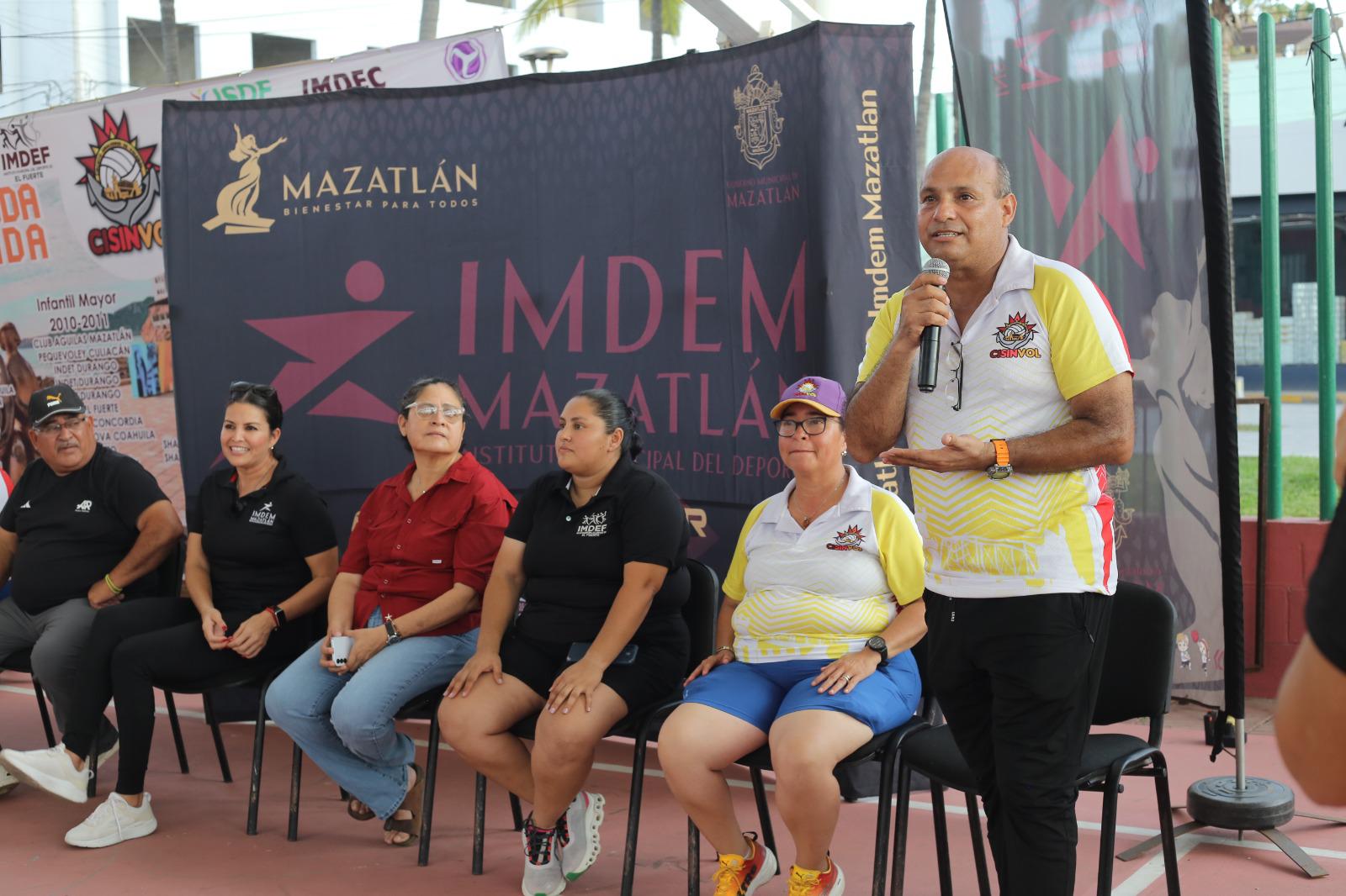 $!Arranca la segunda edición del Circuito Sinaloense de Voleibol con más de 50 equipos en Mazatlán