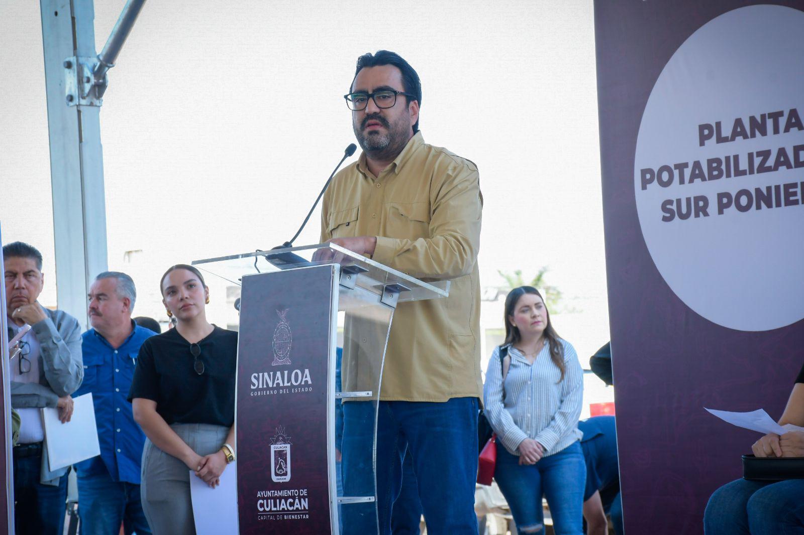 $!Arranca construcción de nueva planta potabilizadora en zona sur de Culiacán