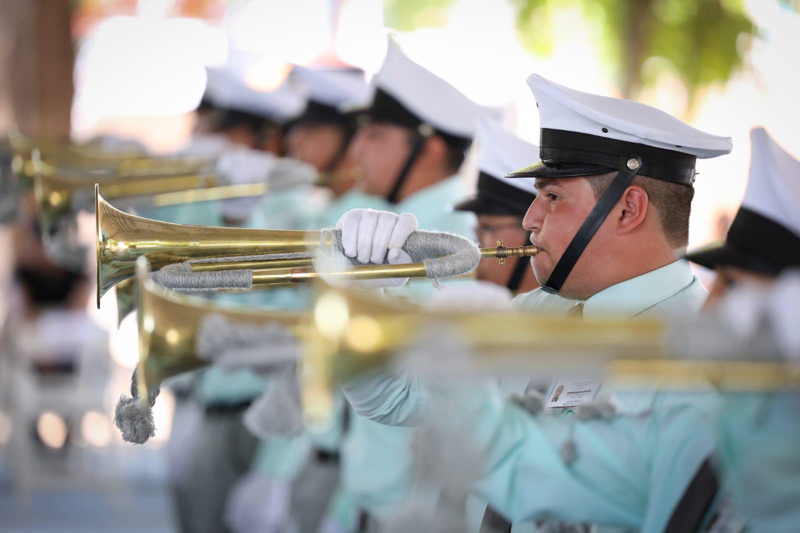 $!Escuinapa y Estación Naranjo triunfan en Encuentro Estatal de Escoltas y Bandas de Guerra Cobaes 2026
