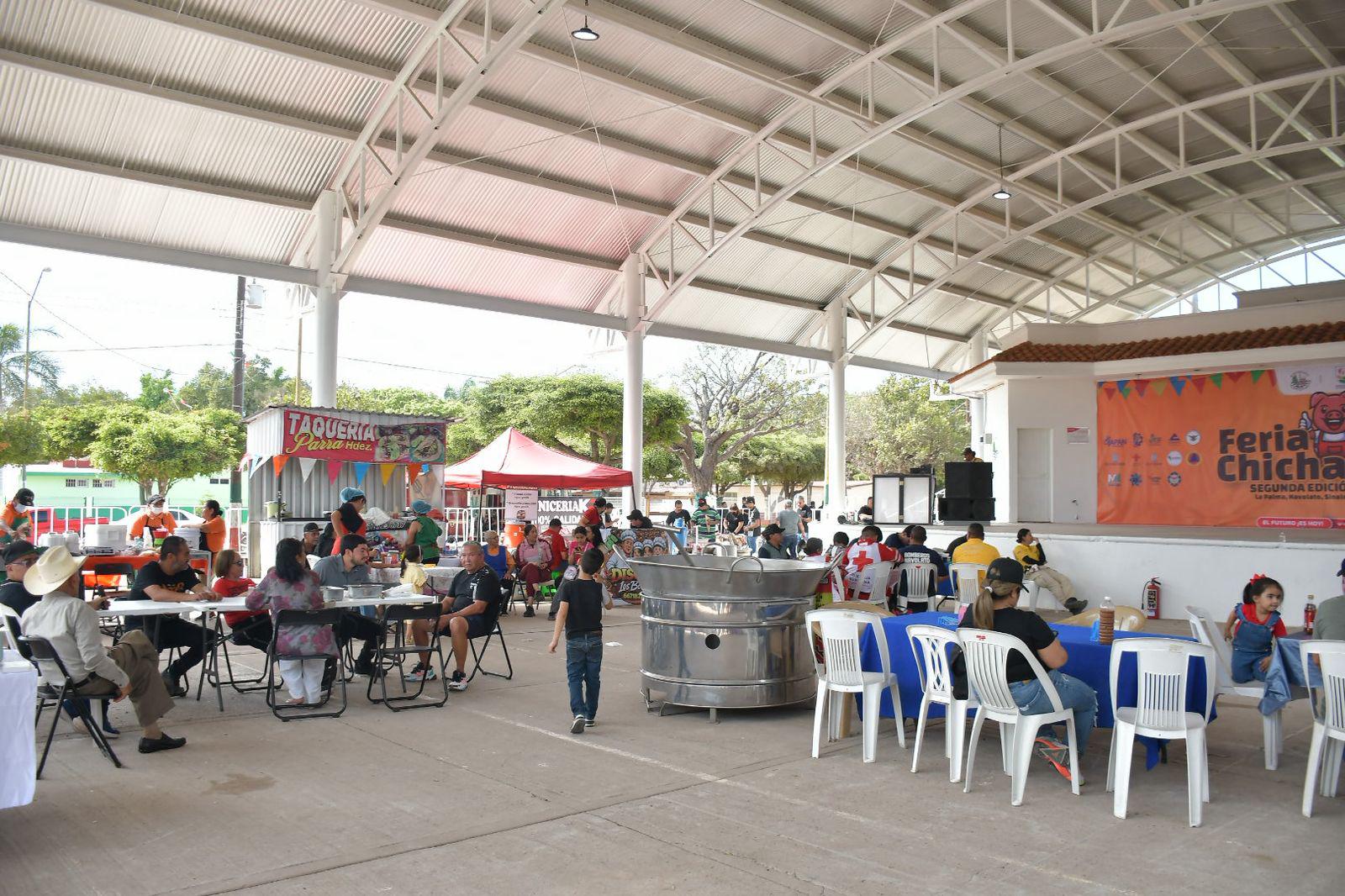 $!Feria del Chicharrón reúne a más de 2 mil personas en La Palma, Navolato