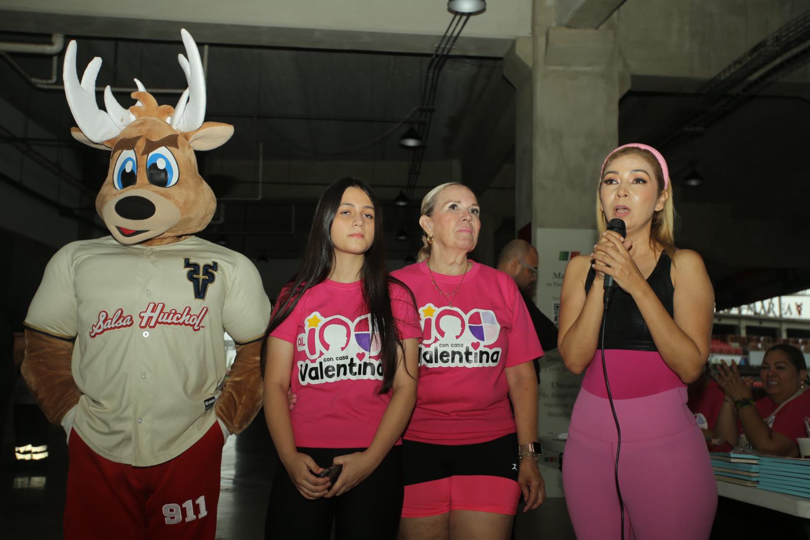 $!Apoya Venados de Mazatlán causa de Casa Valentina con máster class de zumba y bailes rítmicos