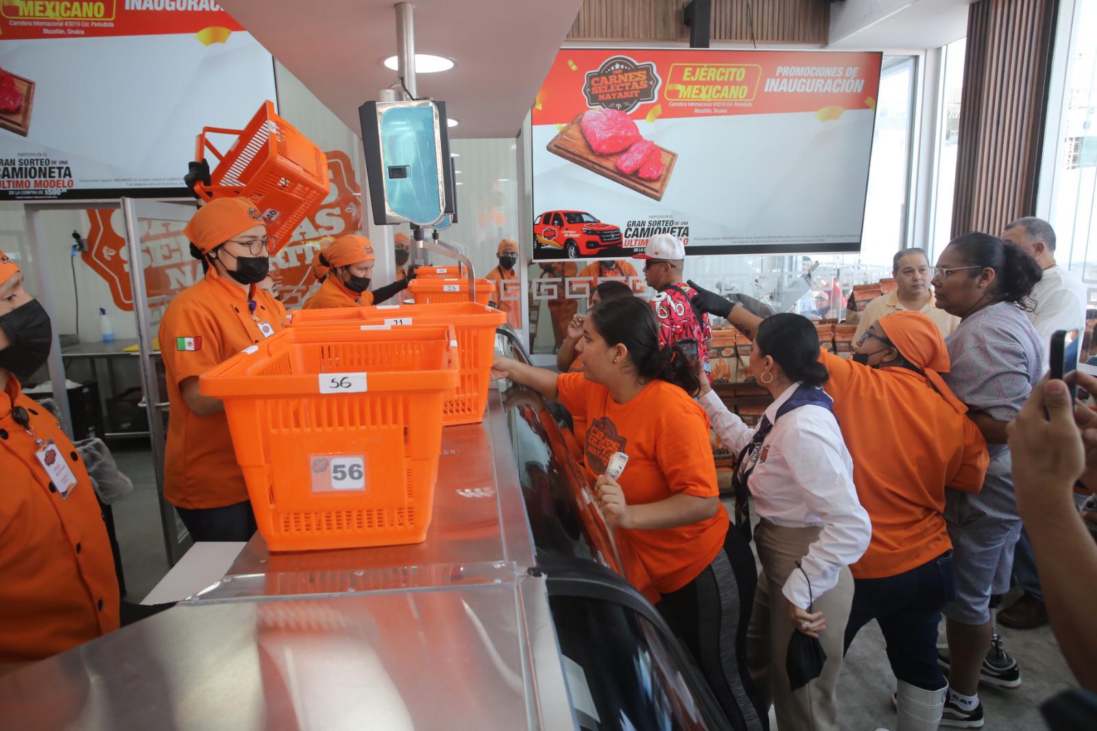 $!Carnes Selectas Nayarit abre su cuarta sucursal en Mazatlán con fiesta y premios