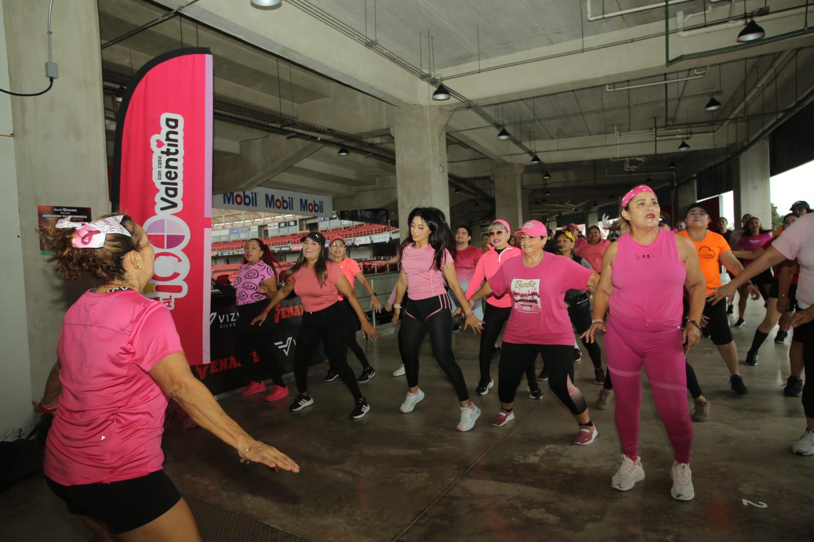 $!Apoya Venados de Mazatlán causa de Casa Valentina con máster class de zumba y bailes rítmicos