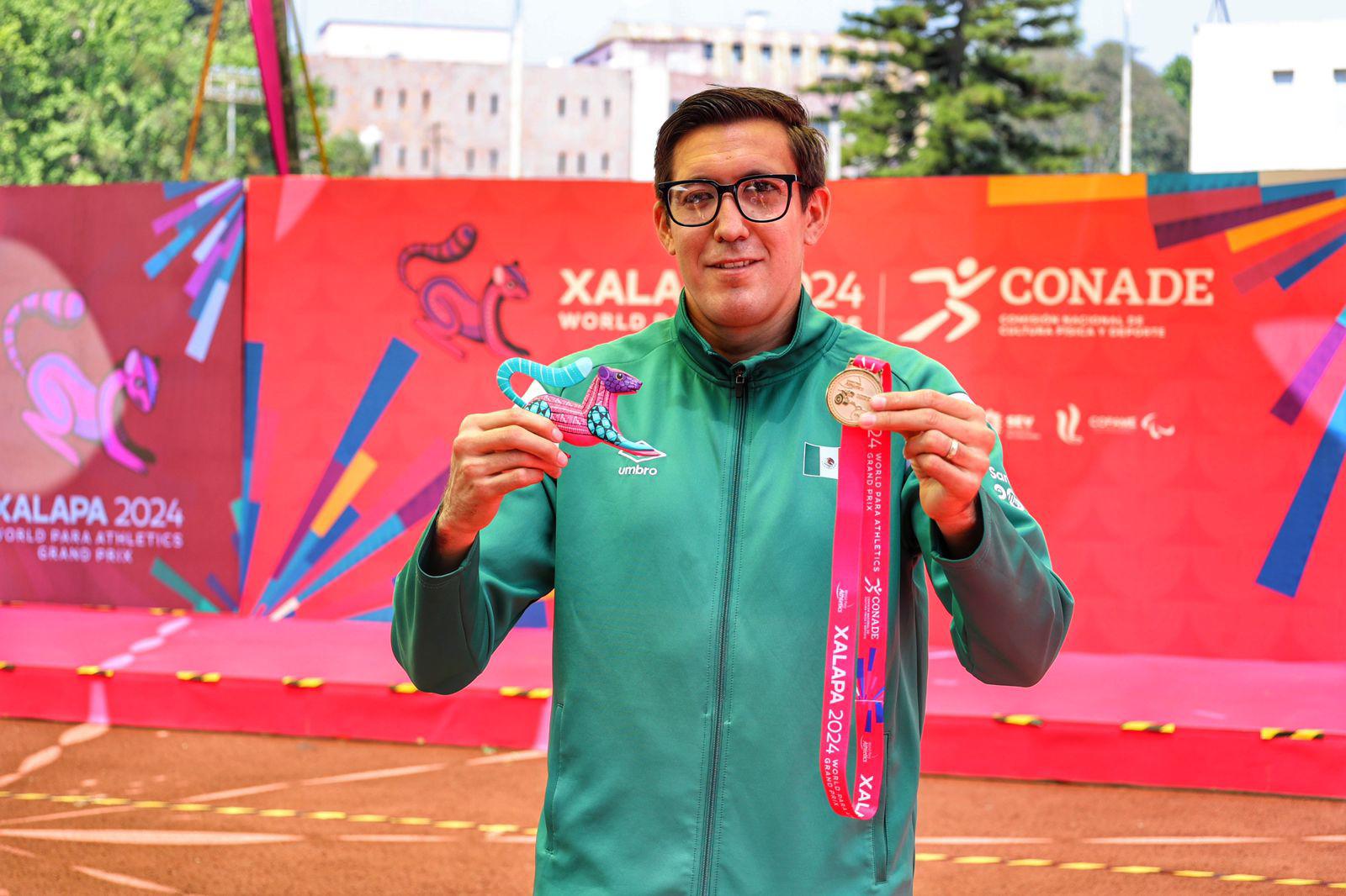 $!Sinaloense Benjamín González se proclama campeón en Grand Prix de Paratletismo 2024