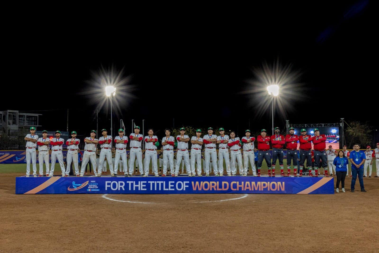 $!Logra México la medalla de plata en la Copa Mundial de Softbol U18 Varonil