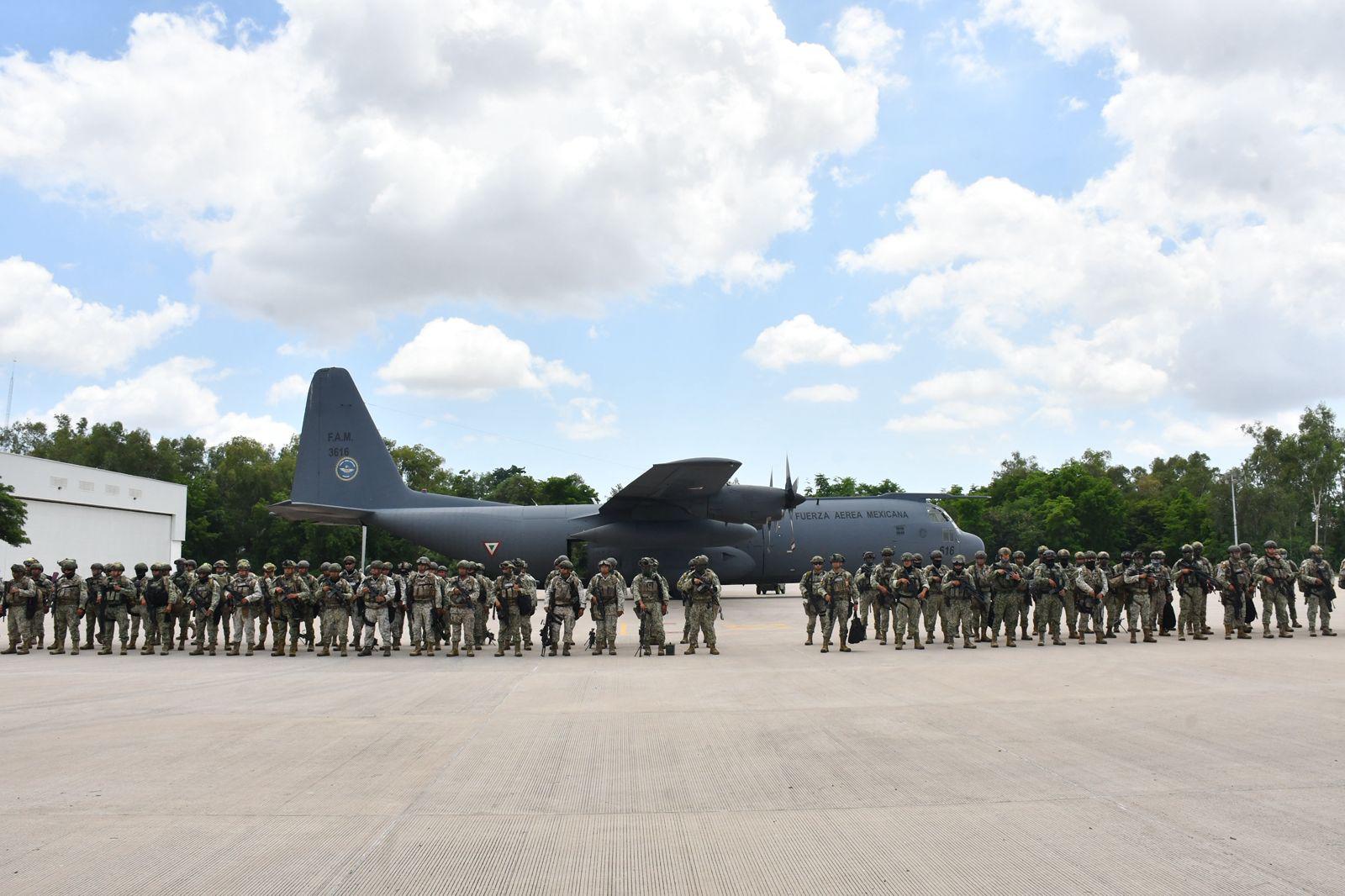 $!Refuerzan Culiacán con 90 elementos de las Fuerzas Especiales del Ejército Mexicano