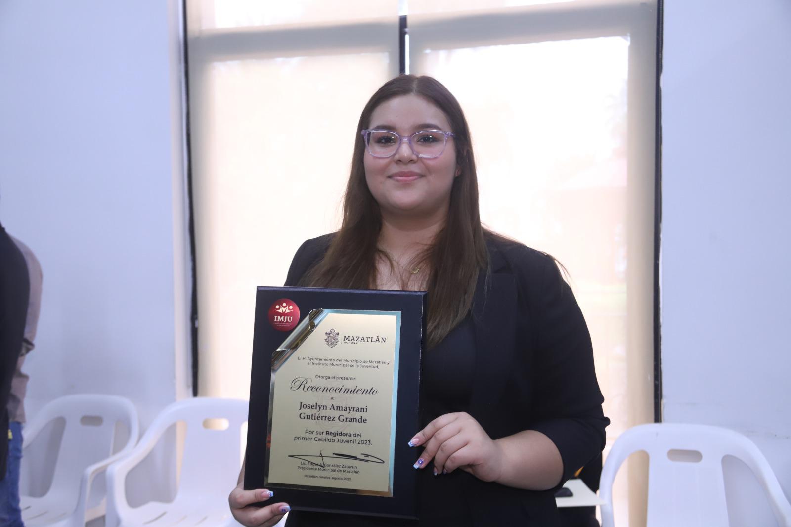 $!Joselyn Amayrani Gutiérrez Grande, Regidora del Cabildo Juvenil de Mazatlán 2023.