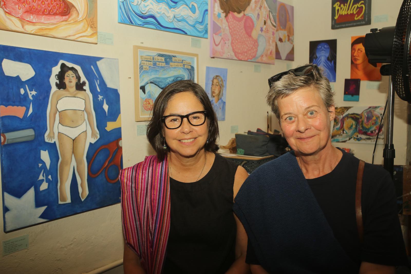 $!Estela González y Ariadne González.