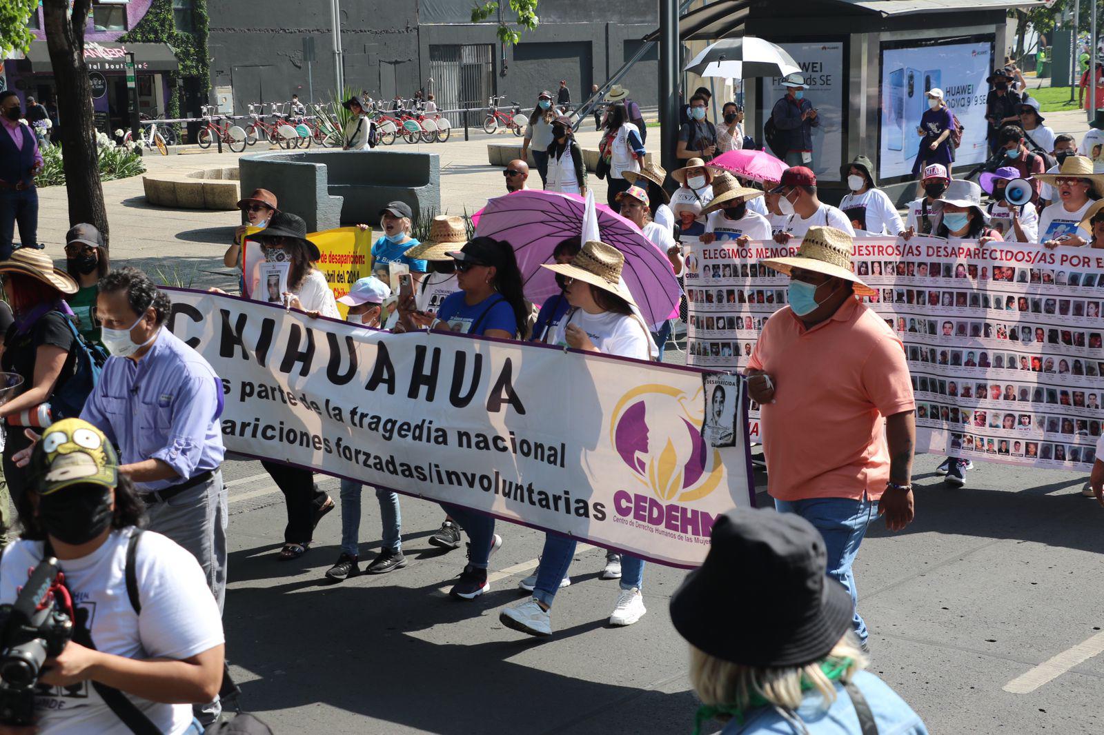 $!Madres en la lucha: marchan en la Ciudad de México para exigir la búsqueda de sus hijas e hijos