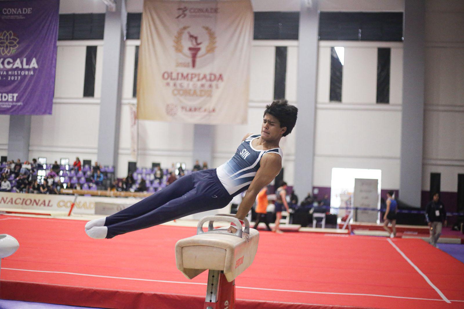 $!Oro y bronce para Sinaloa en Olimpiada Nacional de Gimnasia