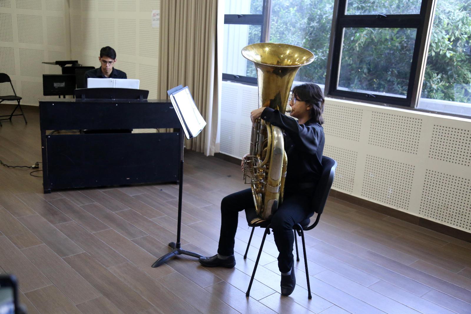 $!Cada alumnos mostró su talento en el instrumento.