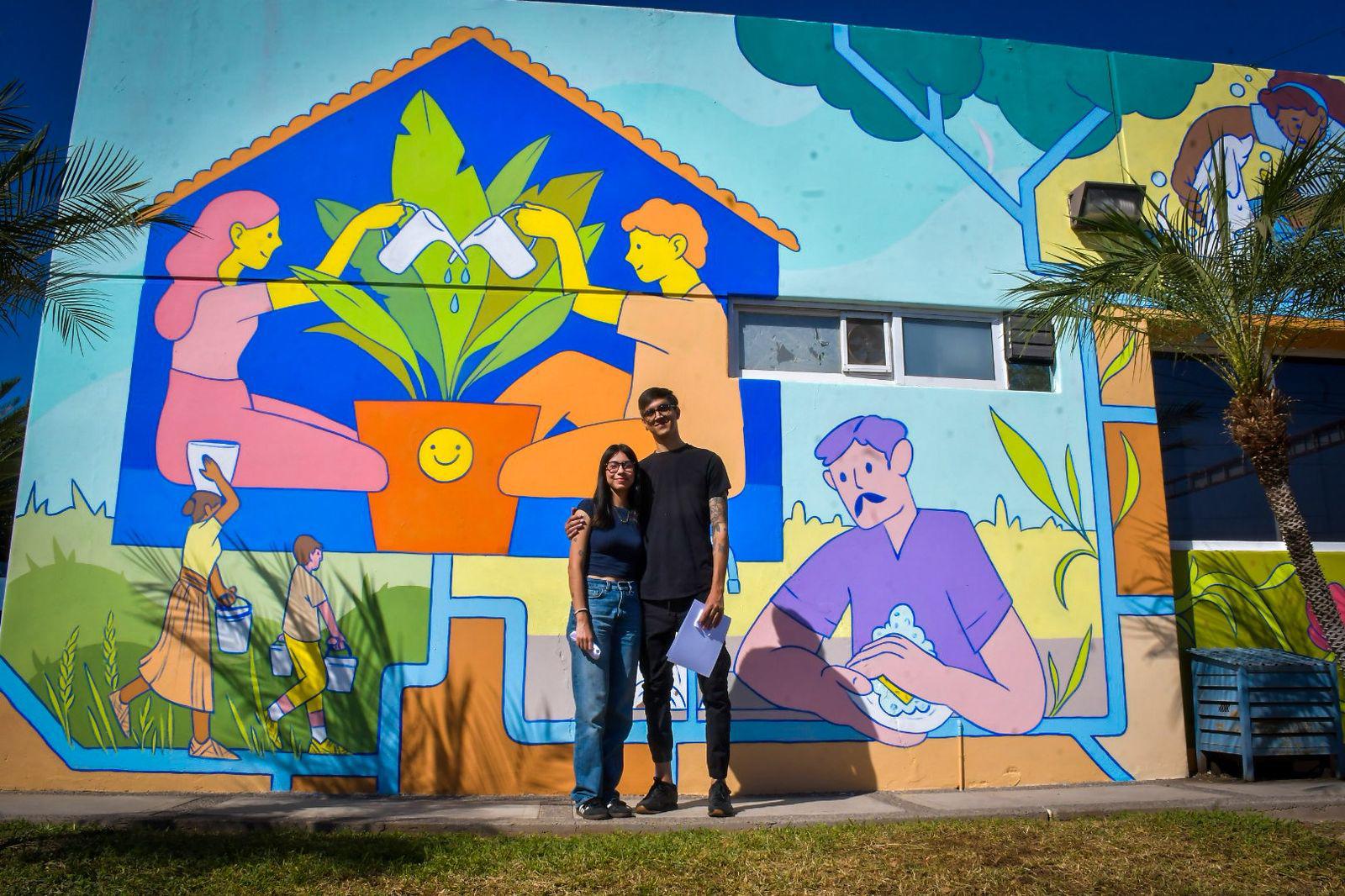 $!Inauguran mural ‘Agua y Género’ en oficinas de la Japac; destacan papel de mujeres en gestión del recurso