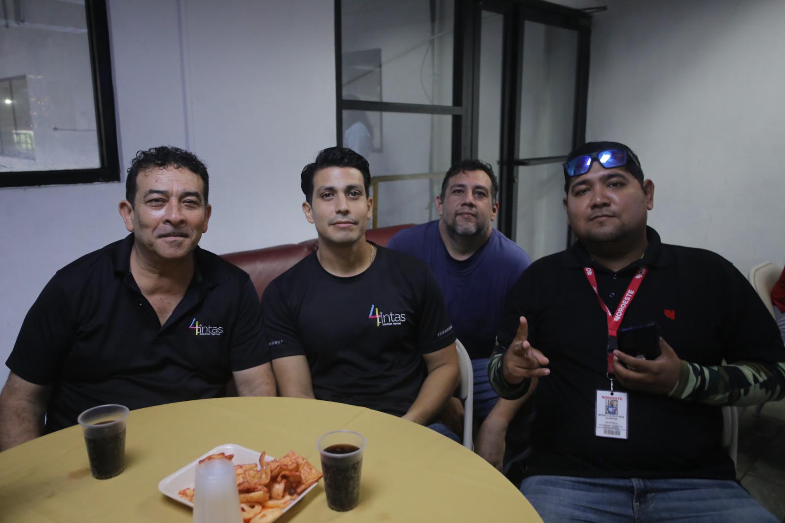 $!Víctor Sosa, Adán Valdovines Peraza, Gregory Sauceda y Alexis García.